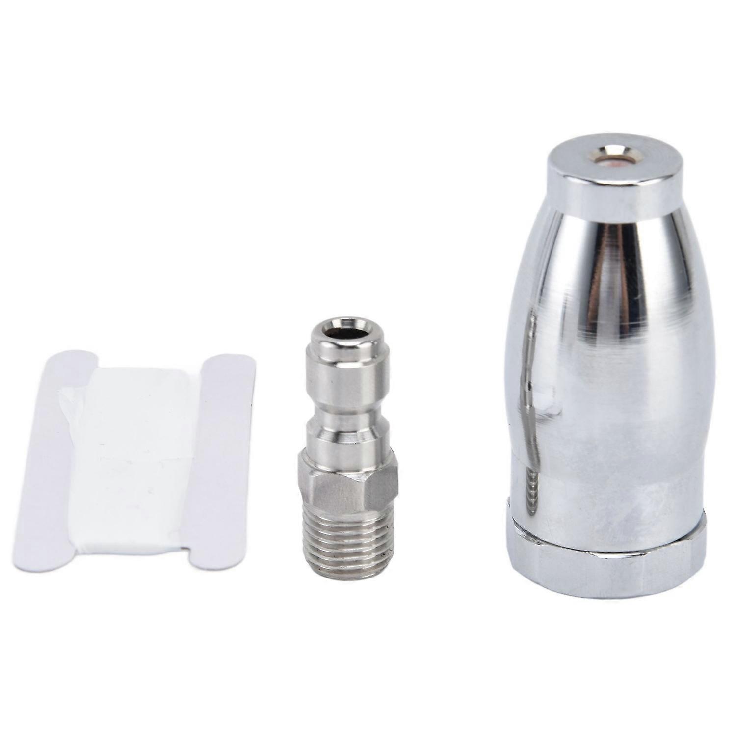 High Pressure Washer 3600PSI Rotating Turbo Nozzle with 1/4in Quick Connect Plug Stainless Steel Rot