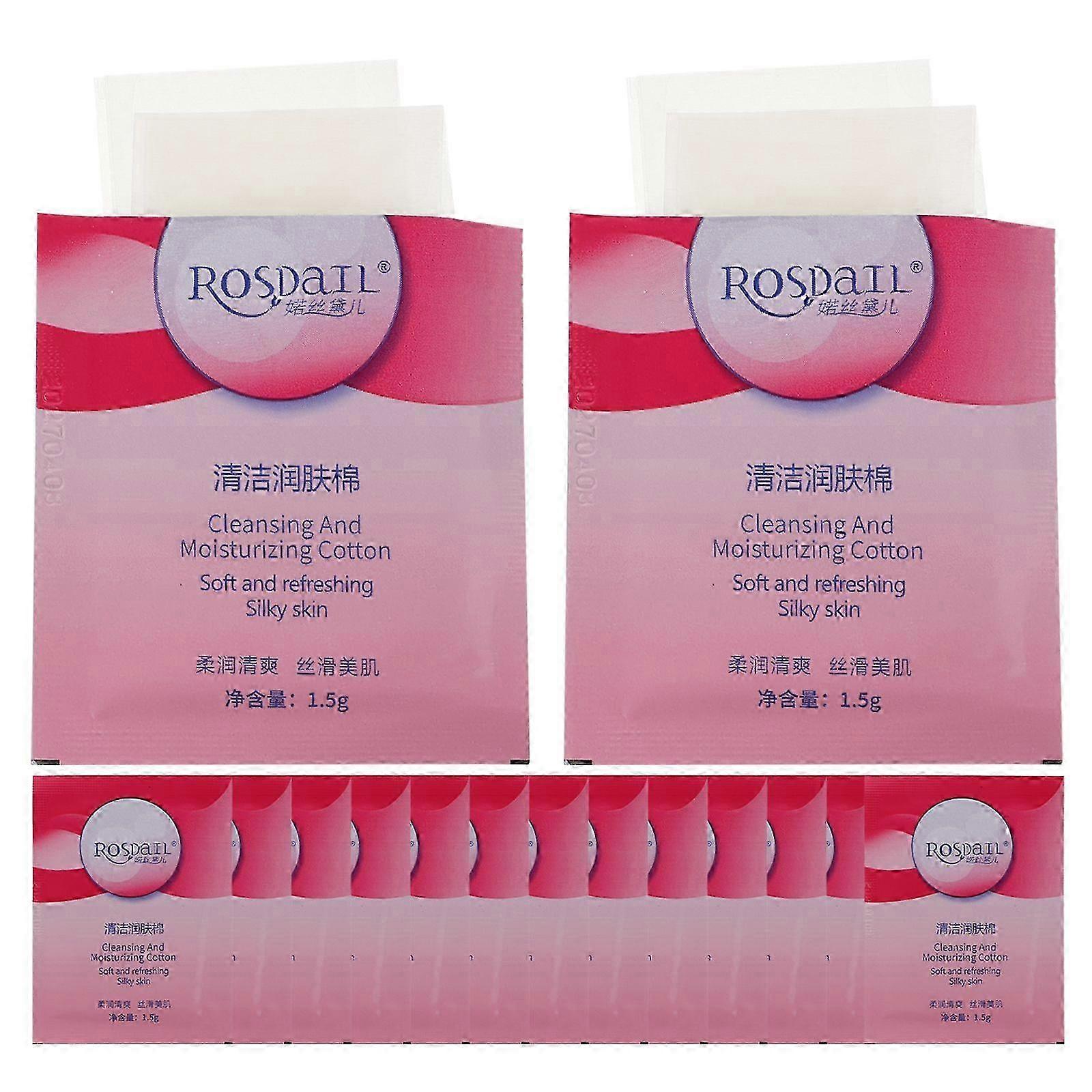 20 قطعة بعد مناديل الشمع لإزالة الشعر مناديل ما بعد إزالة الشعر بالشمع مناديل مبللة بزيت الشمع مزيل للبشرة بعد العناية بالشمع