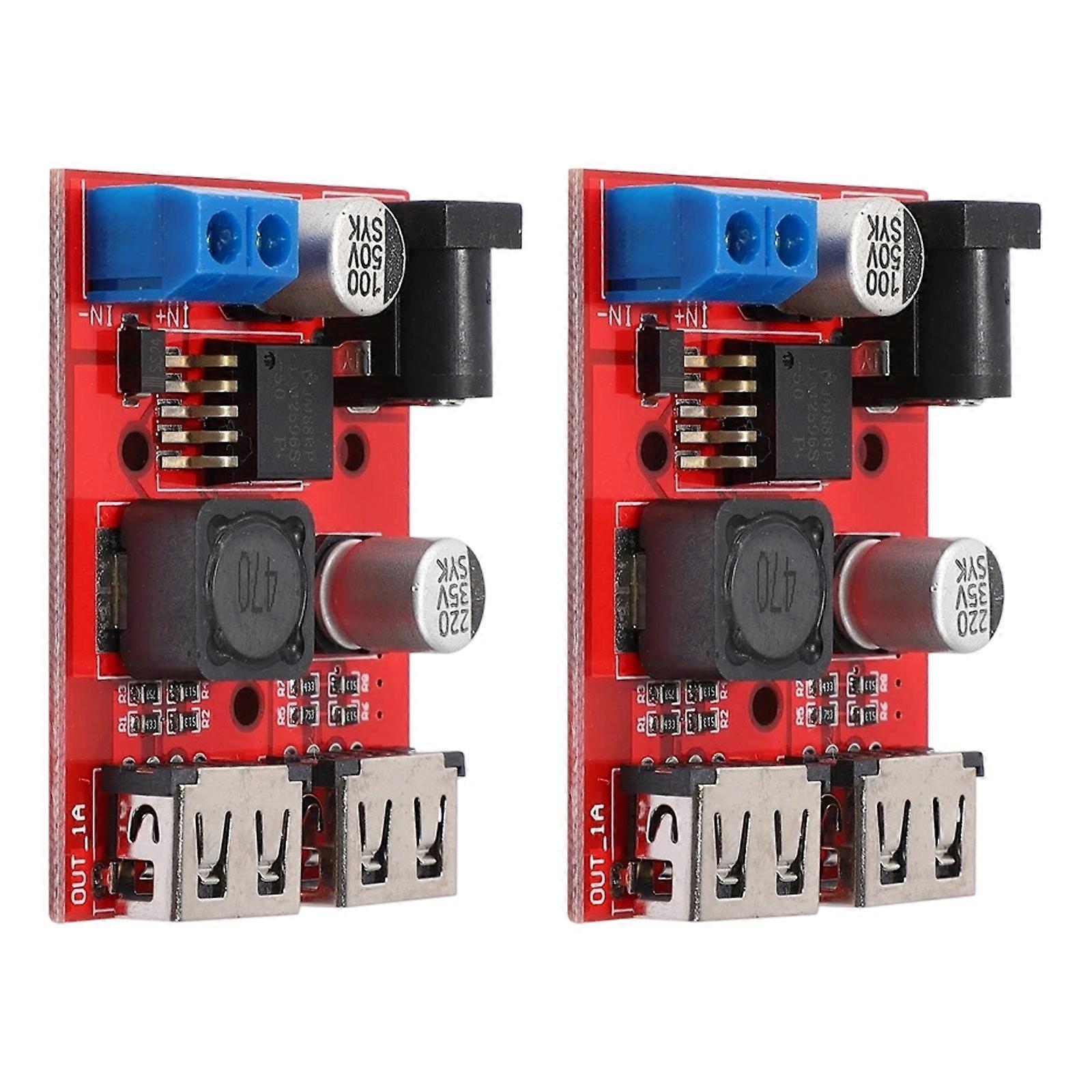 DCBuck Converters 3A Current Output Over Temperature Protections USB Power Supply Module For Solar Energy Systems Multicolor
