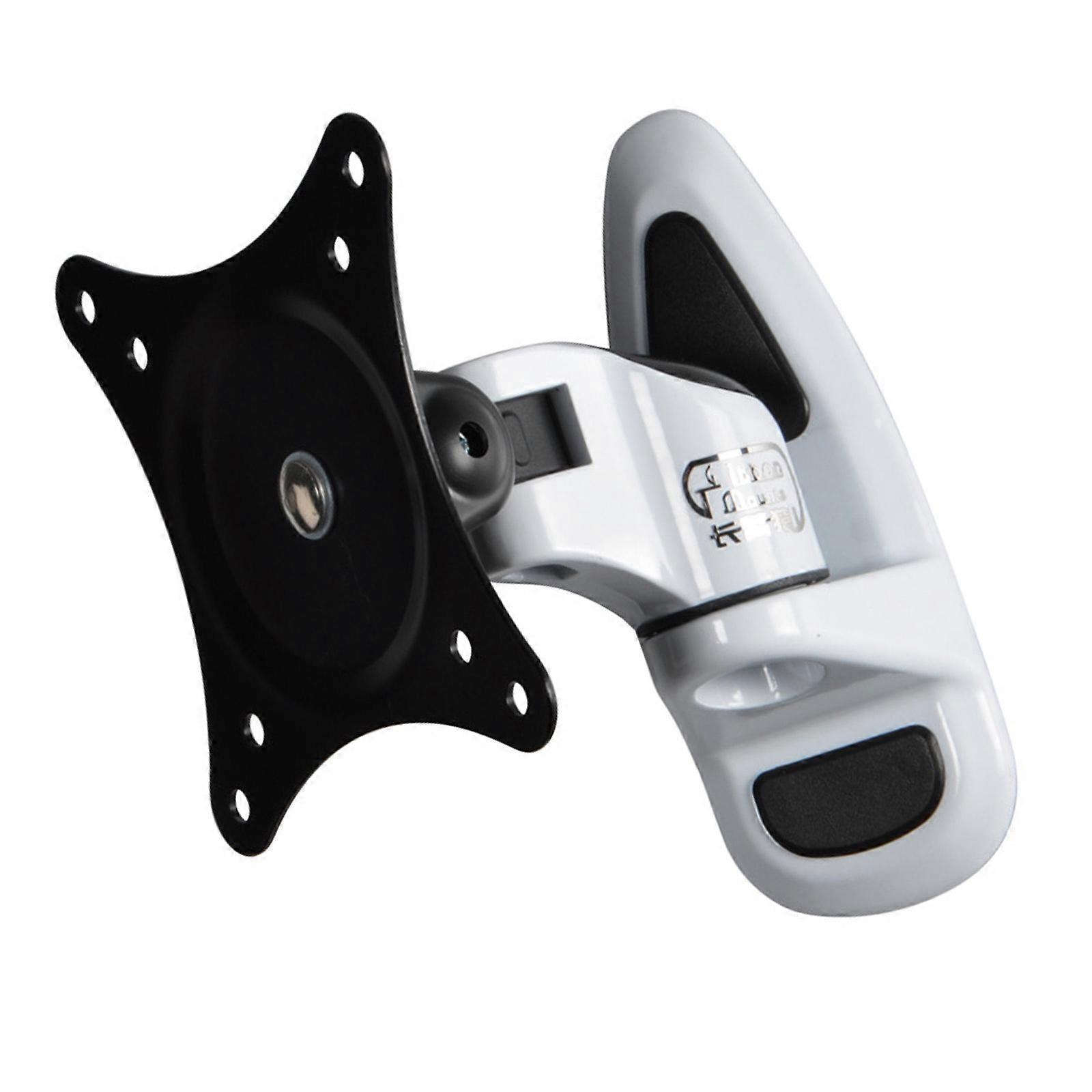 Ergonomic Aluminum Observe Wall Mount for Office Home Use Backs Lean Turn VESA Standard Installation  White