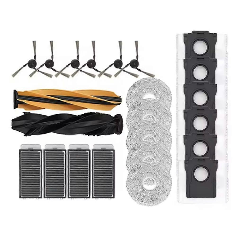 22PCS for X50 Ultra / S40 Enhanced Edition Robot Vacuum Cleaner Replacement Parts Brush Filters Mop