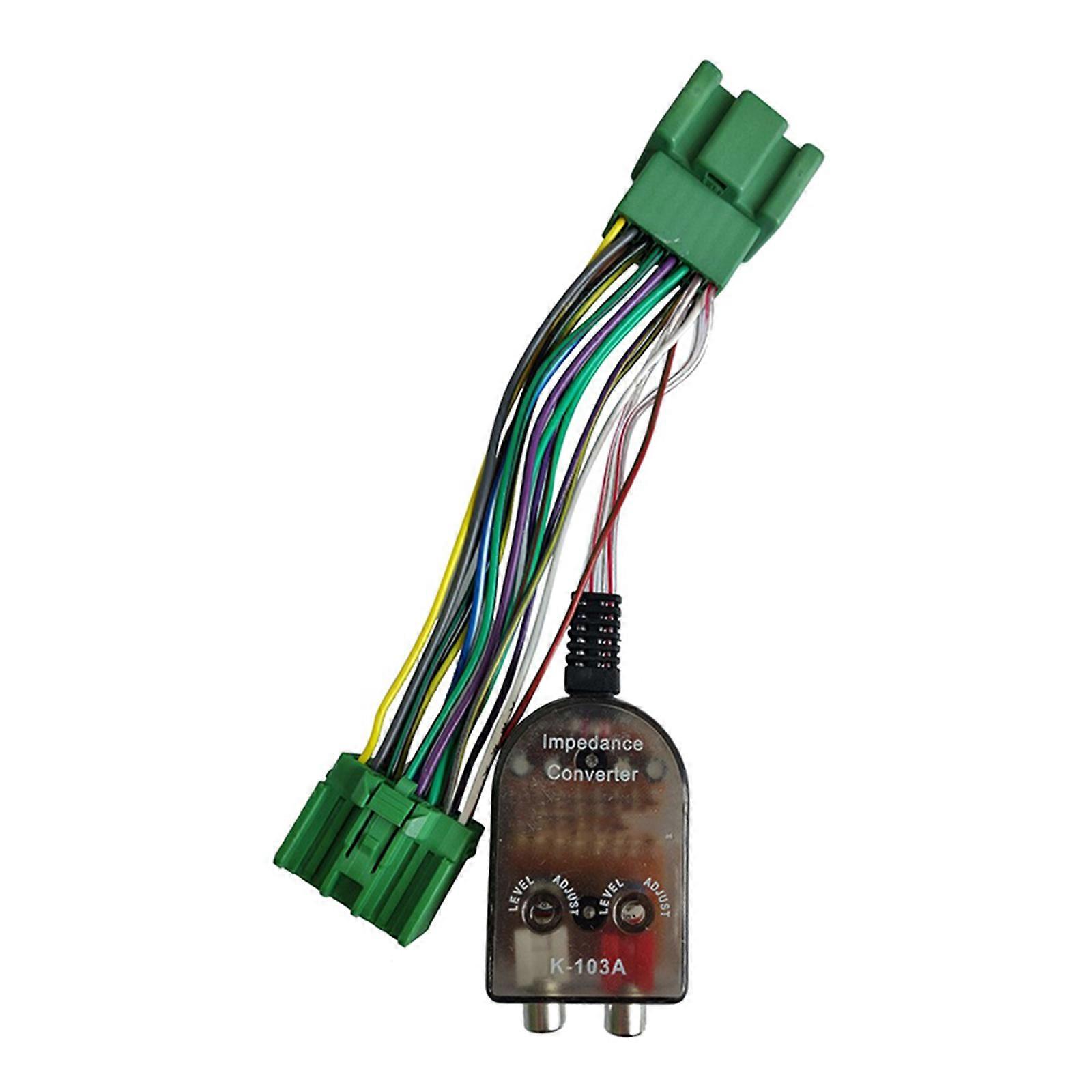 Add an Amp Amplifier Adapter Interface to Factory Radio Systems for Selected Models Automotive Radio Adapter Multicolor