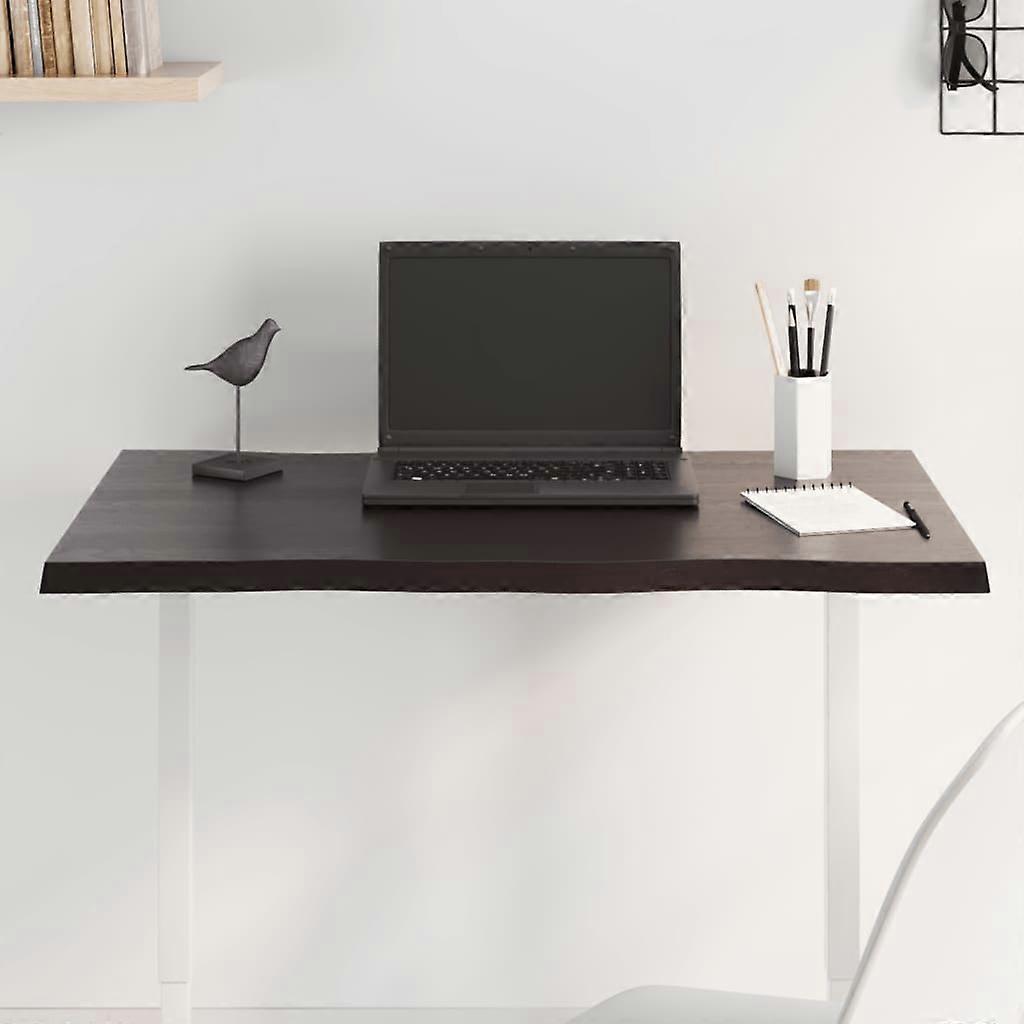 桌面 80x60x2 cm 实心橡木 处理树边