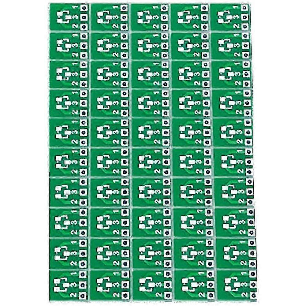 50pcs Sot23 Sot23-3 Turn Sip3 Double-side Smd Turn Dip Sip3 Adapter Converter Plate Sot Sip Ic Sock-haoyi