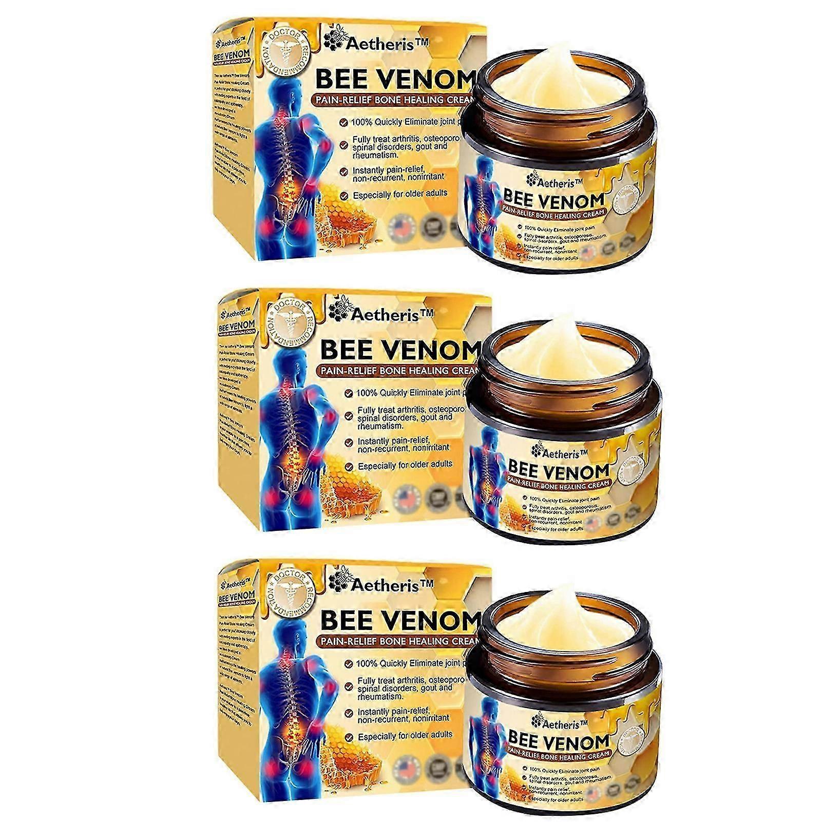 كريم Bee Venom Advanced Joint-Bone Cream لتخفيف سريع من الانزعاج للاستخدام الخارجي تركيبة مسكنة للألم بمكونات طبيعية