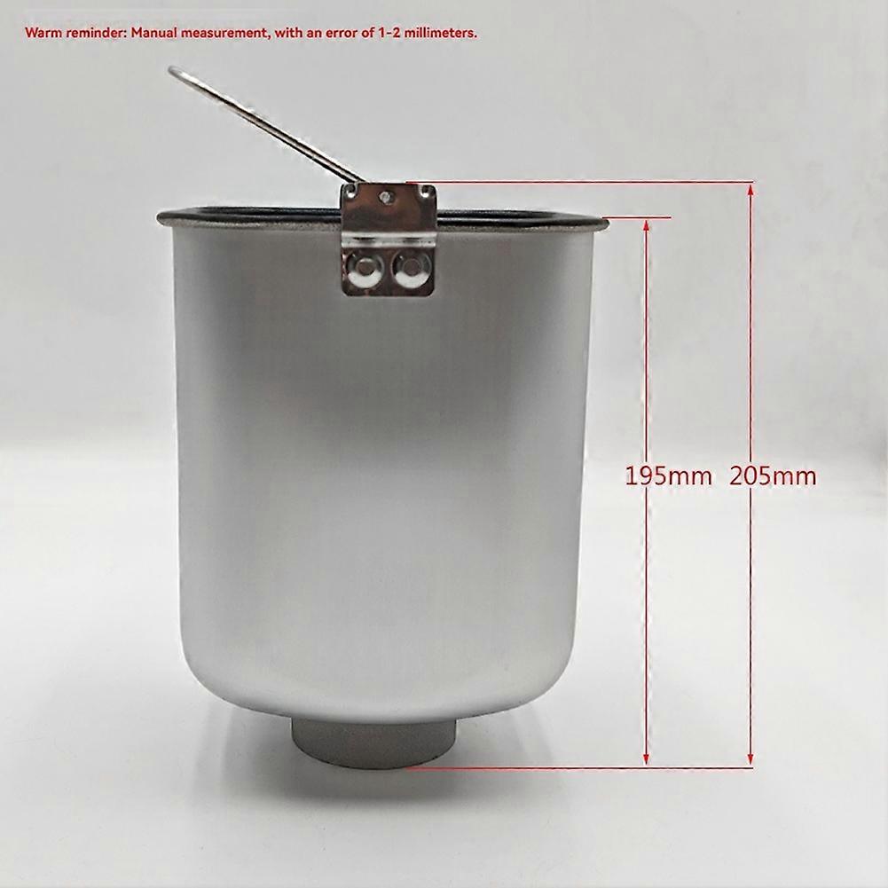 Household Bread Machine Replacement Bucket Non-Stick Coating Bread Bucket & Mixing Blade Bread Machine Baking Bucket