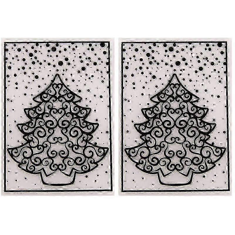 2pcs Embossing Templates For Paper Scrapbooking f74