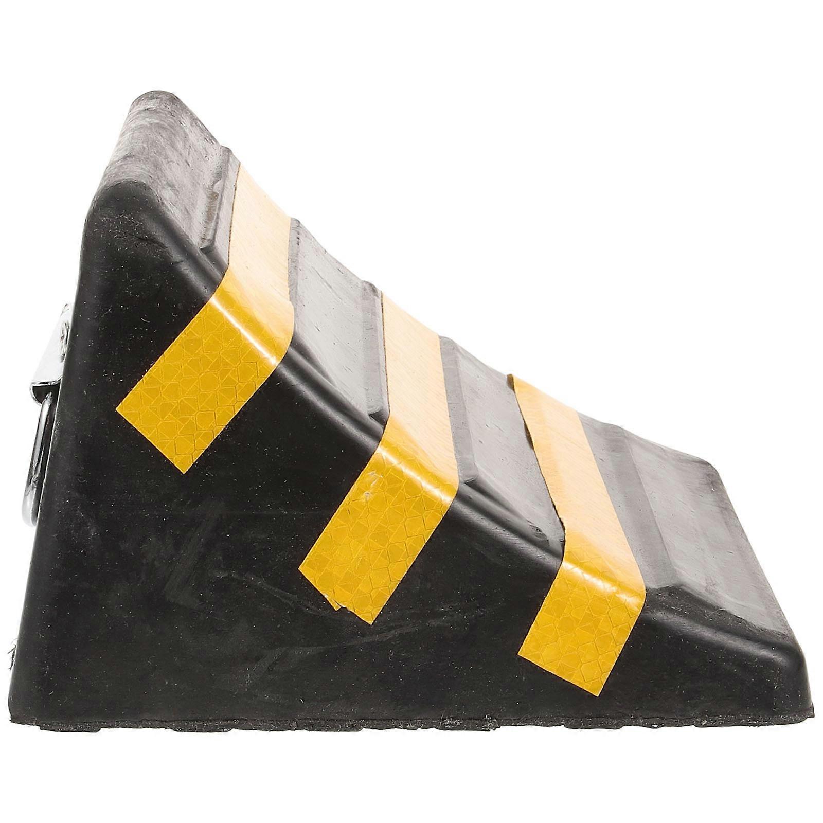 Kjøretøy Wheel Chock Portable Tire Support Pad Chock Anti-skli gummi hjulstopper bil gummi rampe