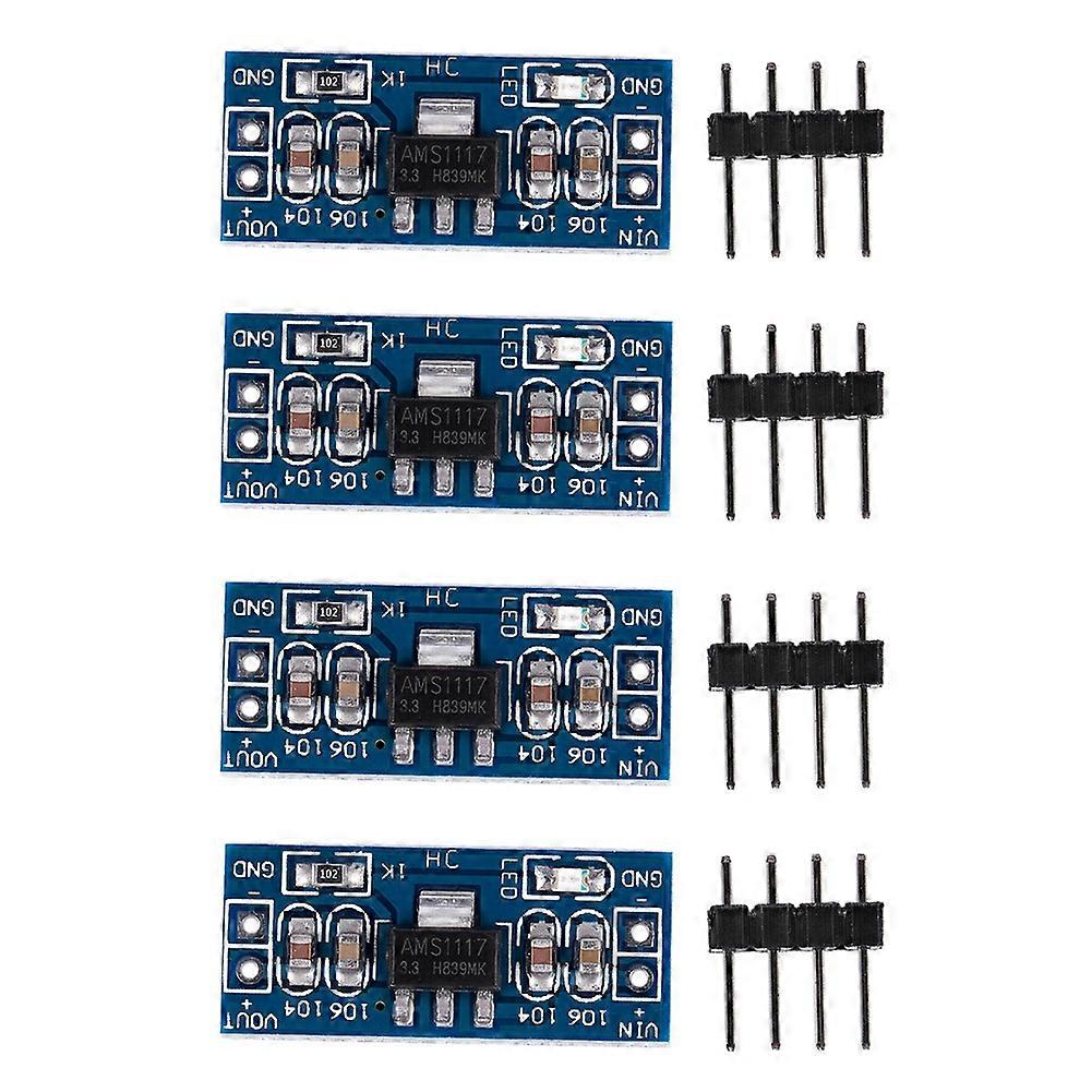 4X AMS1117-3.3 DC Step-Down Voltage Regulator Adapter Convertor 3.3V Out