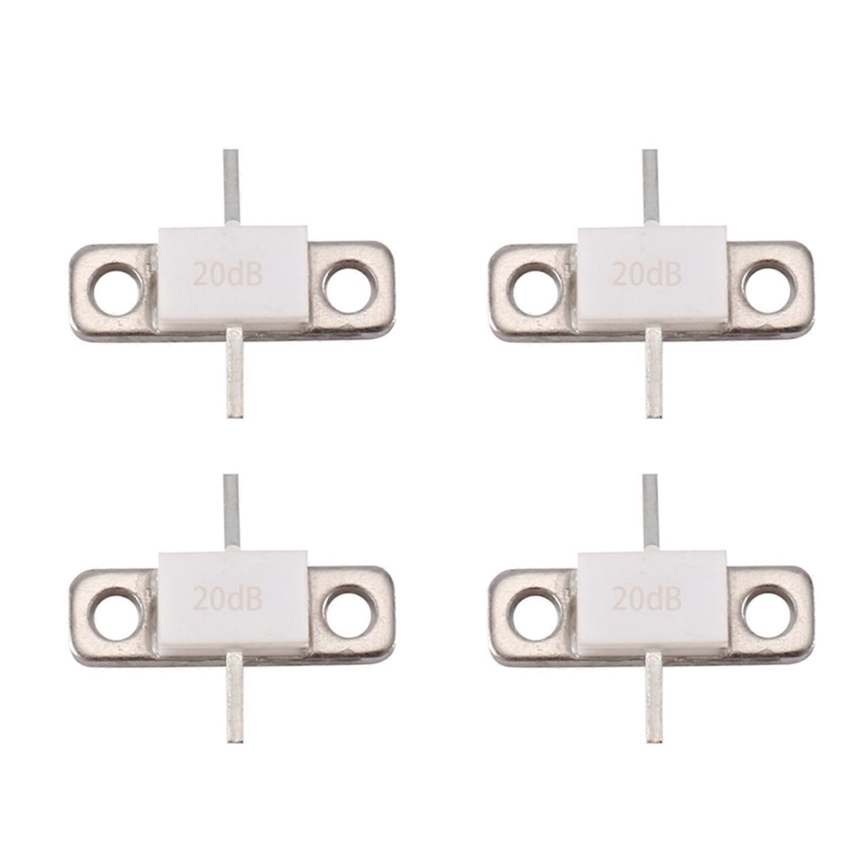 4X 20DB 100Watts ATTENUATORS FLANGED 100Watt 20Db RFP 100W 20DB 100WATTS DC-3.0 Ghz 50Ohms LOW VSWR High Power