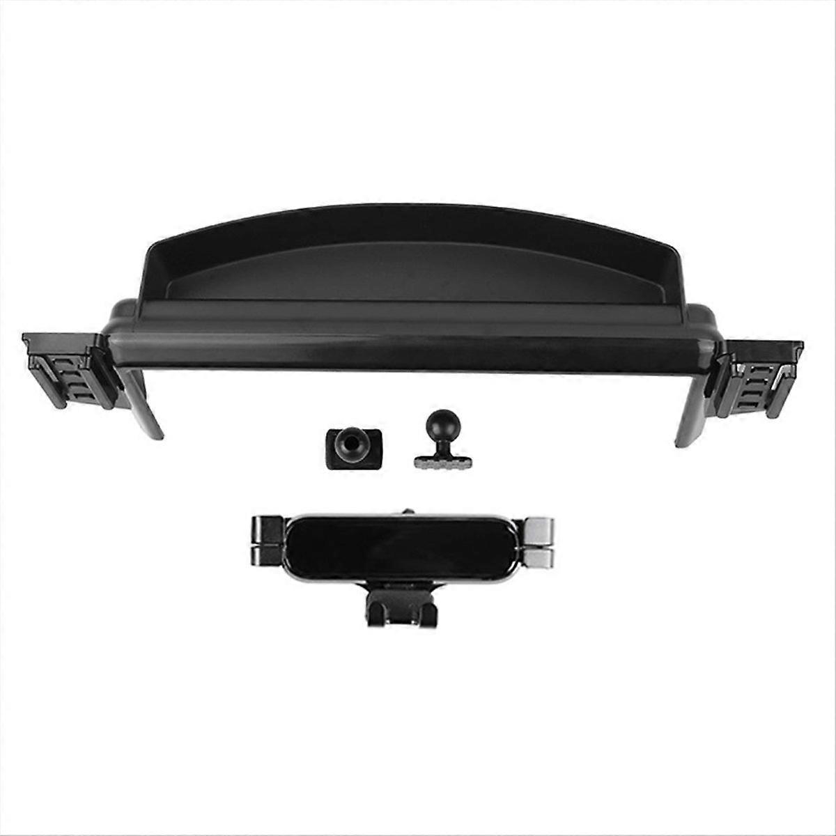 Car Navigation Screen Rear Storage Box With Phone Holder for 