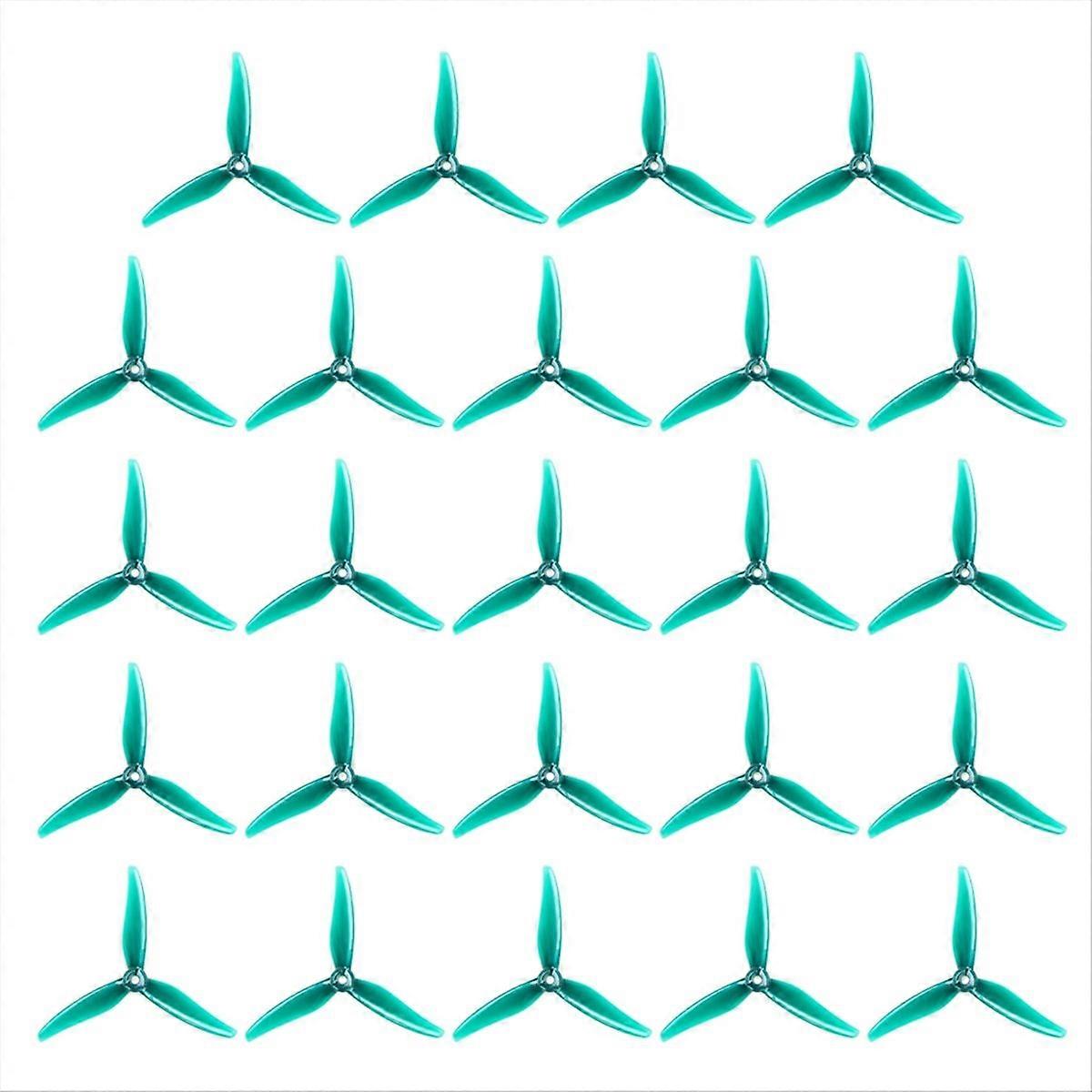 24PCS 51466 V2 FPV Propeller 5inch 3 Blade Propeller Green