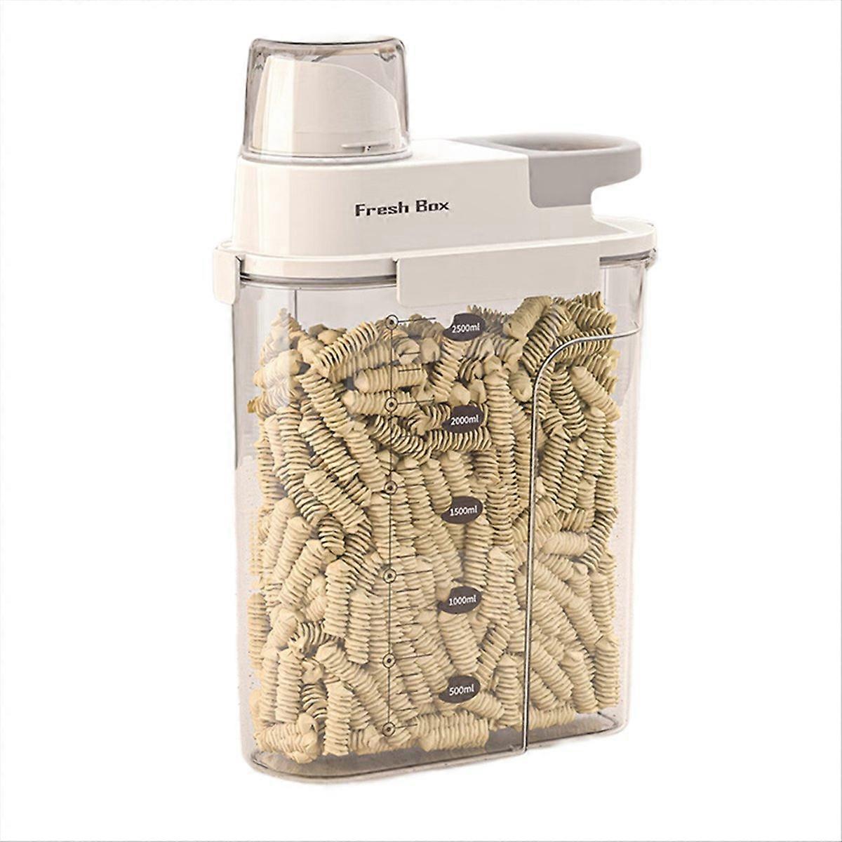 Sealed and Moisture-Proof Food Storage Container 2500ML Light Gray