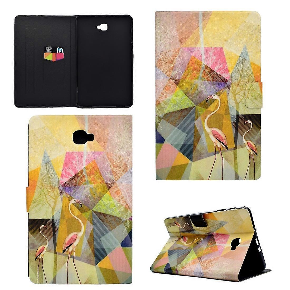 TPU Horizontal Flip Leather Case with Holder & Card Slot & Sleep / Wake-up Function For Galaxy Tab A 10.1 (2016) T580