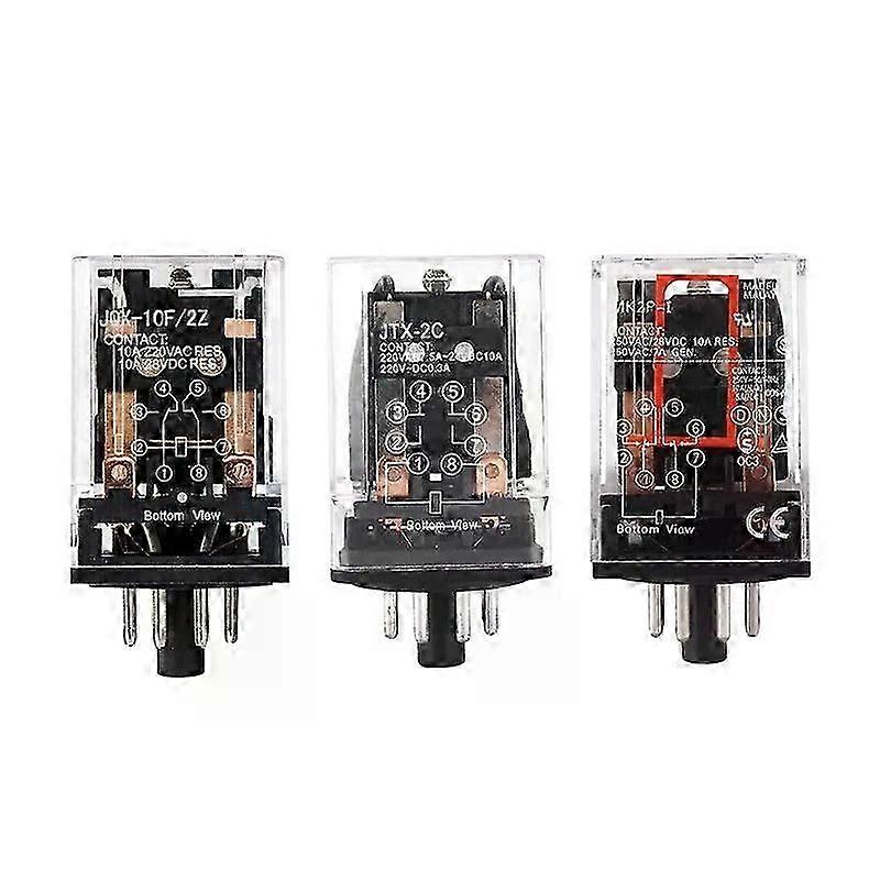 Small Intermediate Relay JQX-10F JTX-2C JTX-3C MK2P MK3P 8/11-pin PF083A PF113A 110V 220V 24V 380V 12V 6V