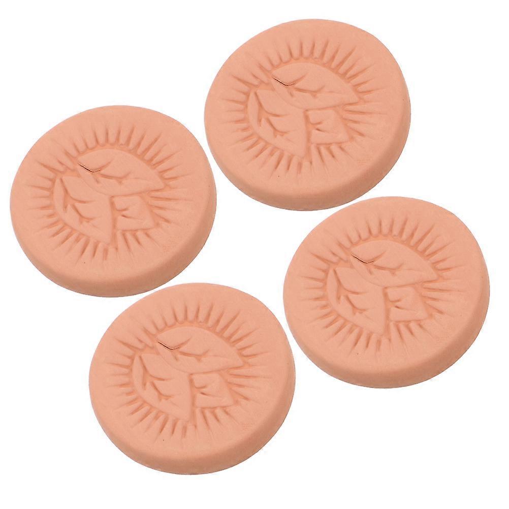 Snow Cigar Humidification Sheet Clay Disc Moisture Control 4Pcs