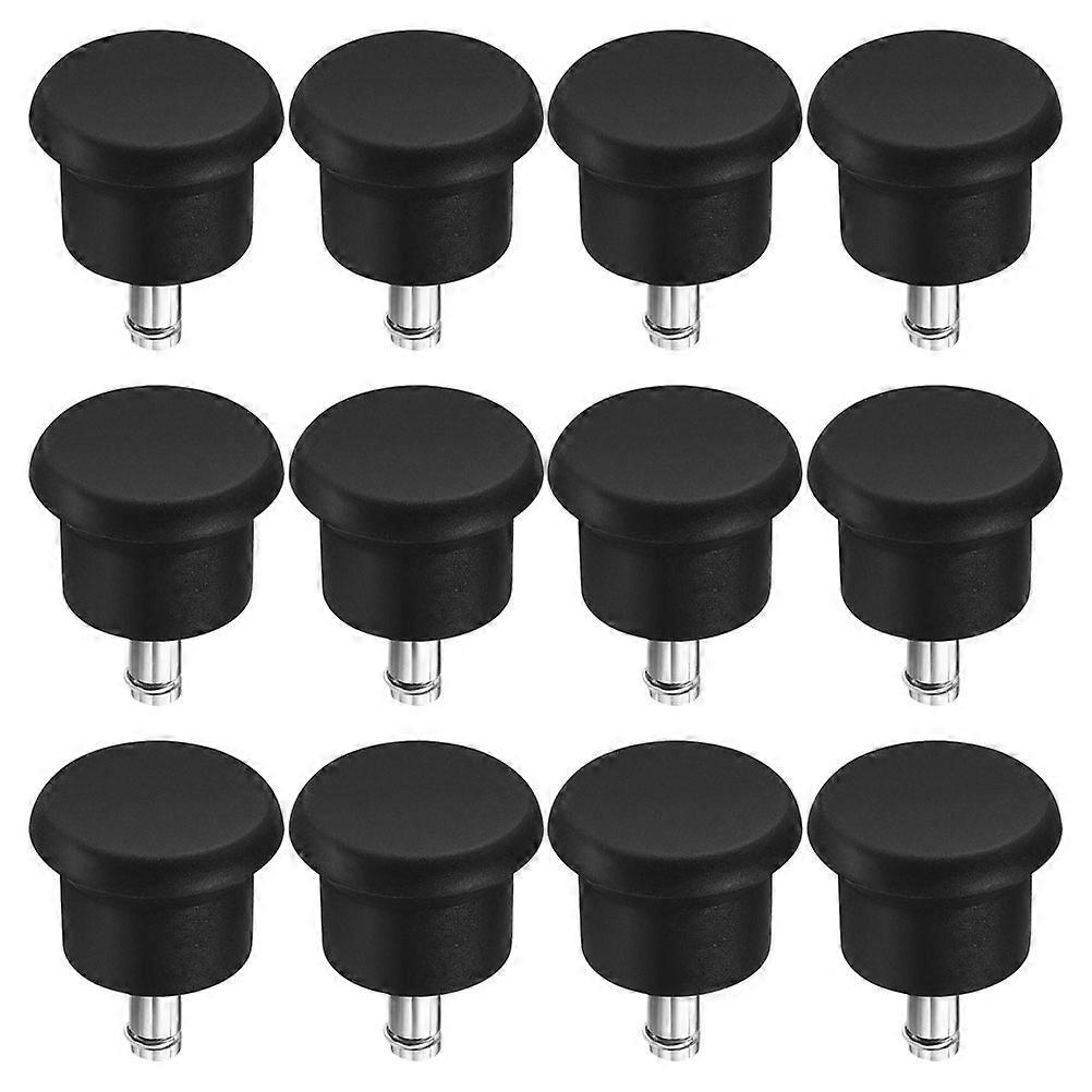 Office Chair Feet Pads Black for Chair Function 12Pcs Multi-Function Set