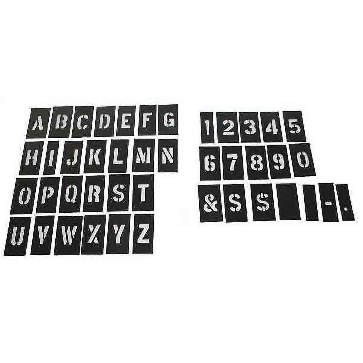 ZoroSelect STENCIL NUMB<R KIT 2 In PLASTIC 138PCS