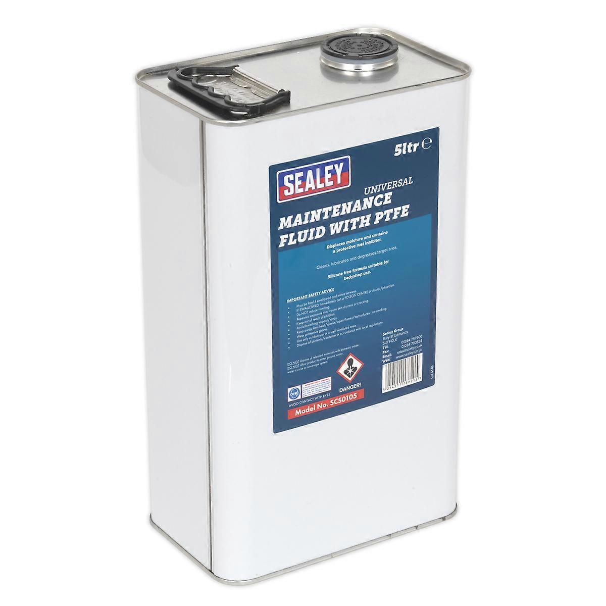 Sealey Scs0105 Universal Maintenance Fluid With Ptfe 5Ltr