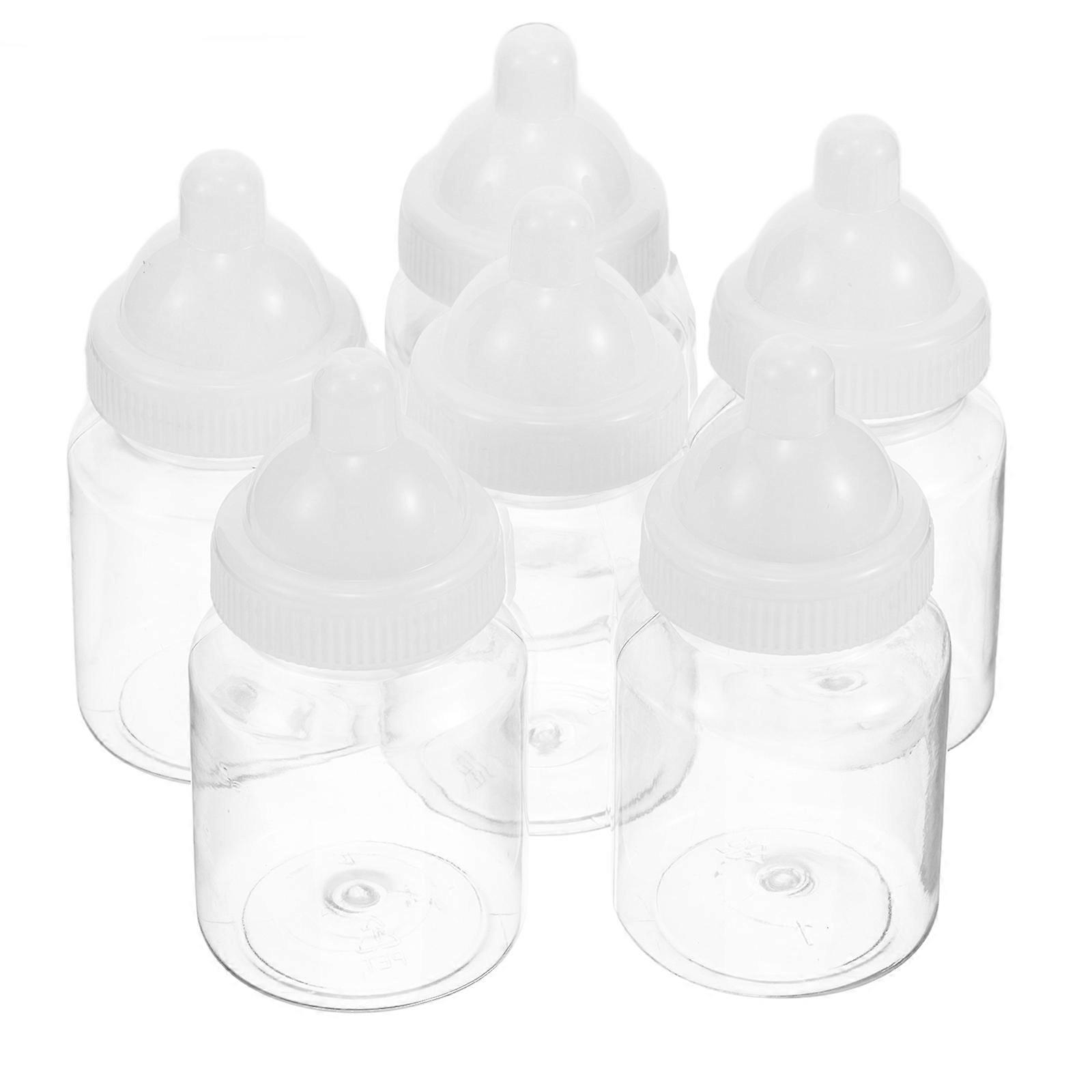 Baby Bottle Candy Boxes for Storage Use 12Pcs White Containers