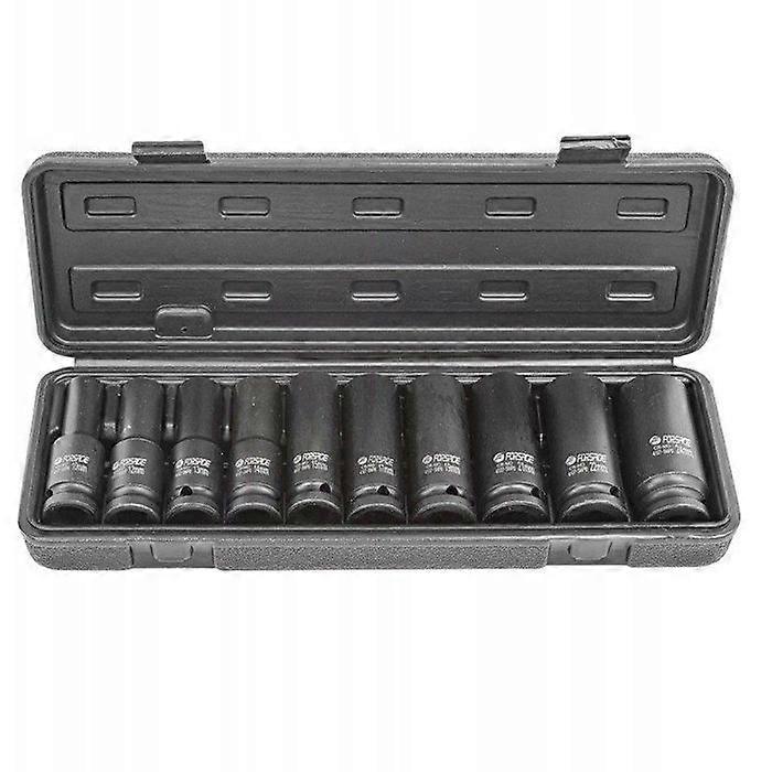 Sockets - Forsage Bit Set Deep Impact Sockets 1/2 10 pieces (6 points) (10-24 mm)