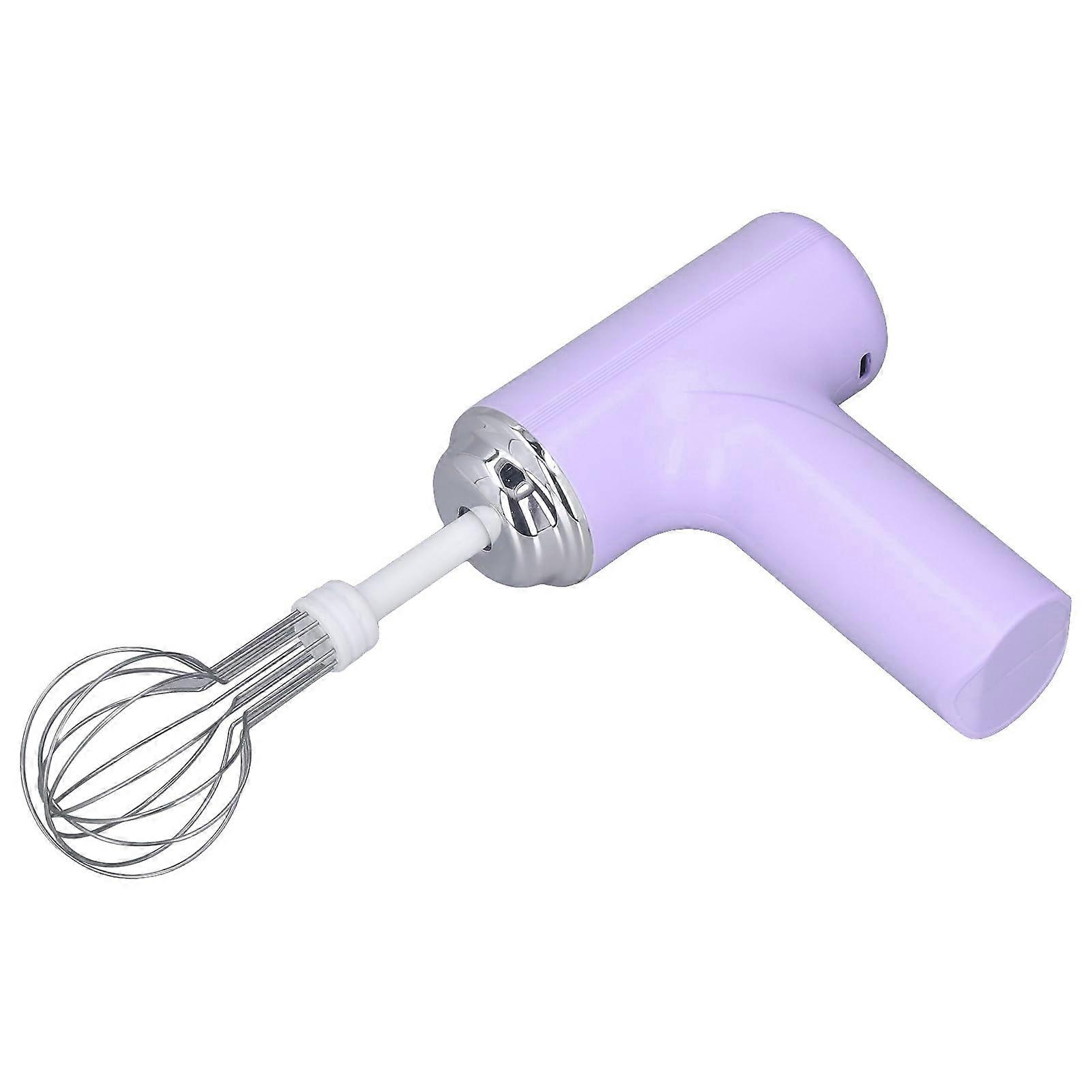 Cordless Hand Mixer with Interchangeable Whisks Rechargeable Electric Whisk for Baking and Cooking