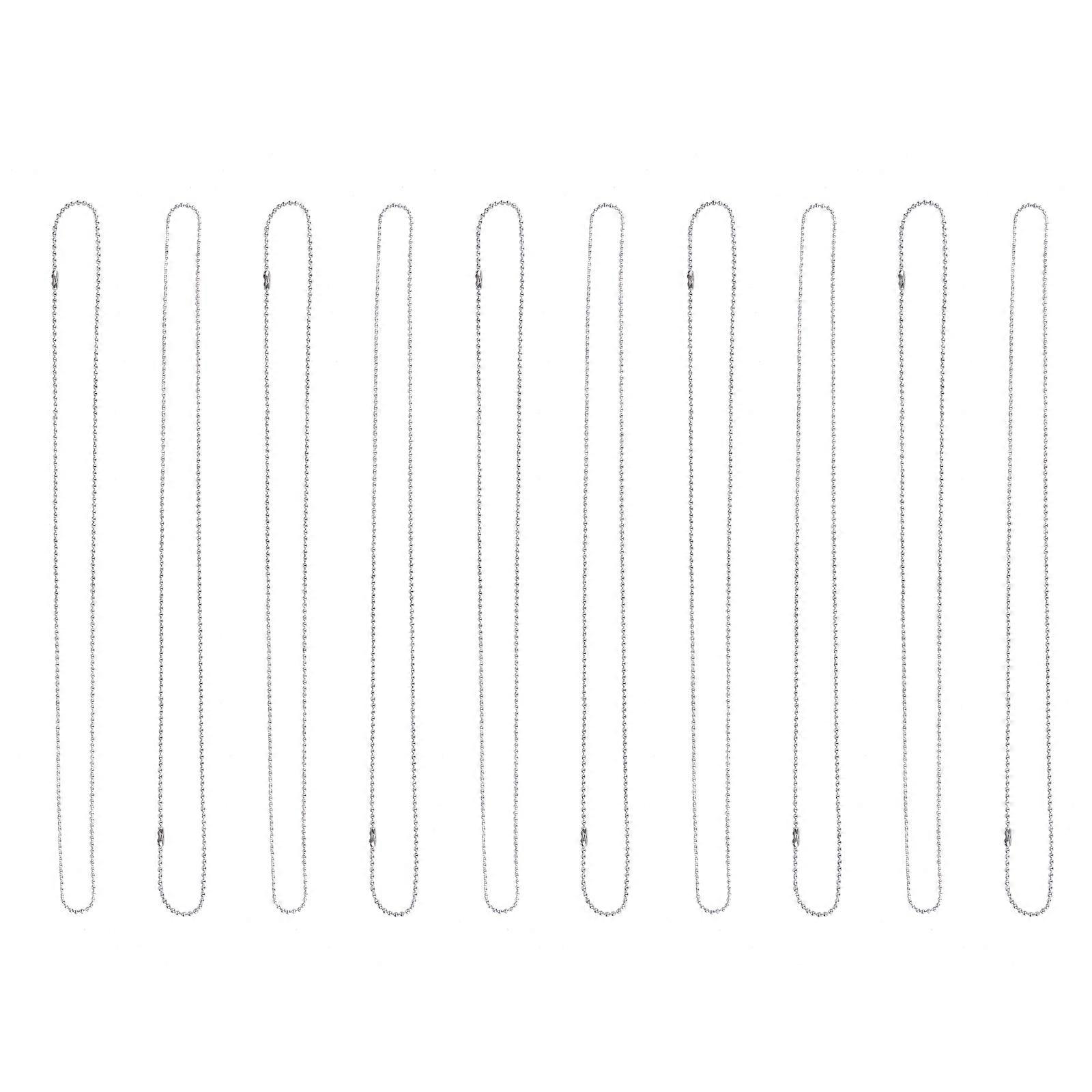 Dog Ball Chains Necklace for Decoration 20Pcs Practical Alloy Chains