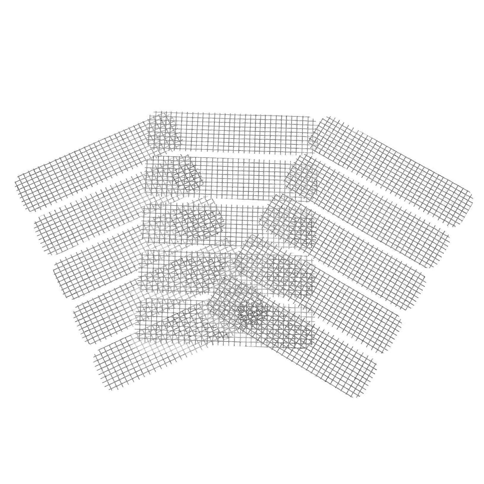 25pcs Window Screen  Tape with Strong Adhesive Mesh Patch for Door and Patio