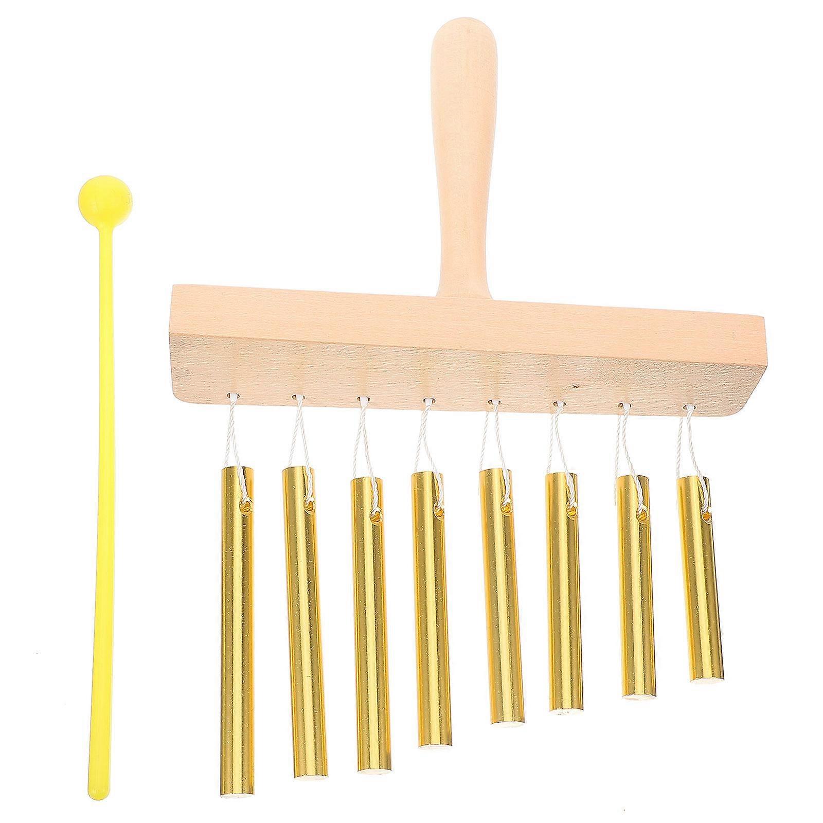 Bell Percussion Instrument with Mallet for Band Accompaniment