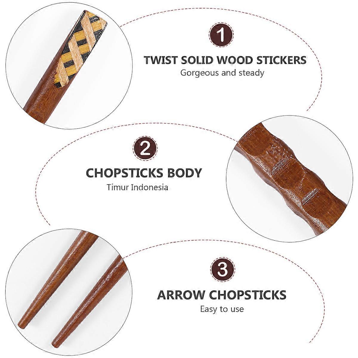 Chopsticks Long and Thin Daily Use Multi-Use Fork Spoon Set 1 Set