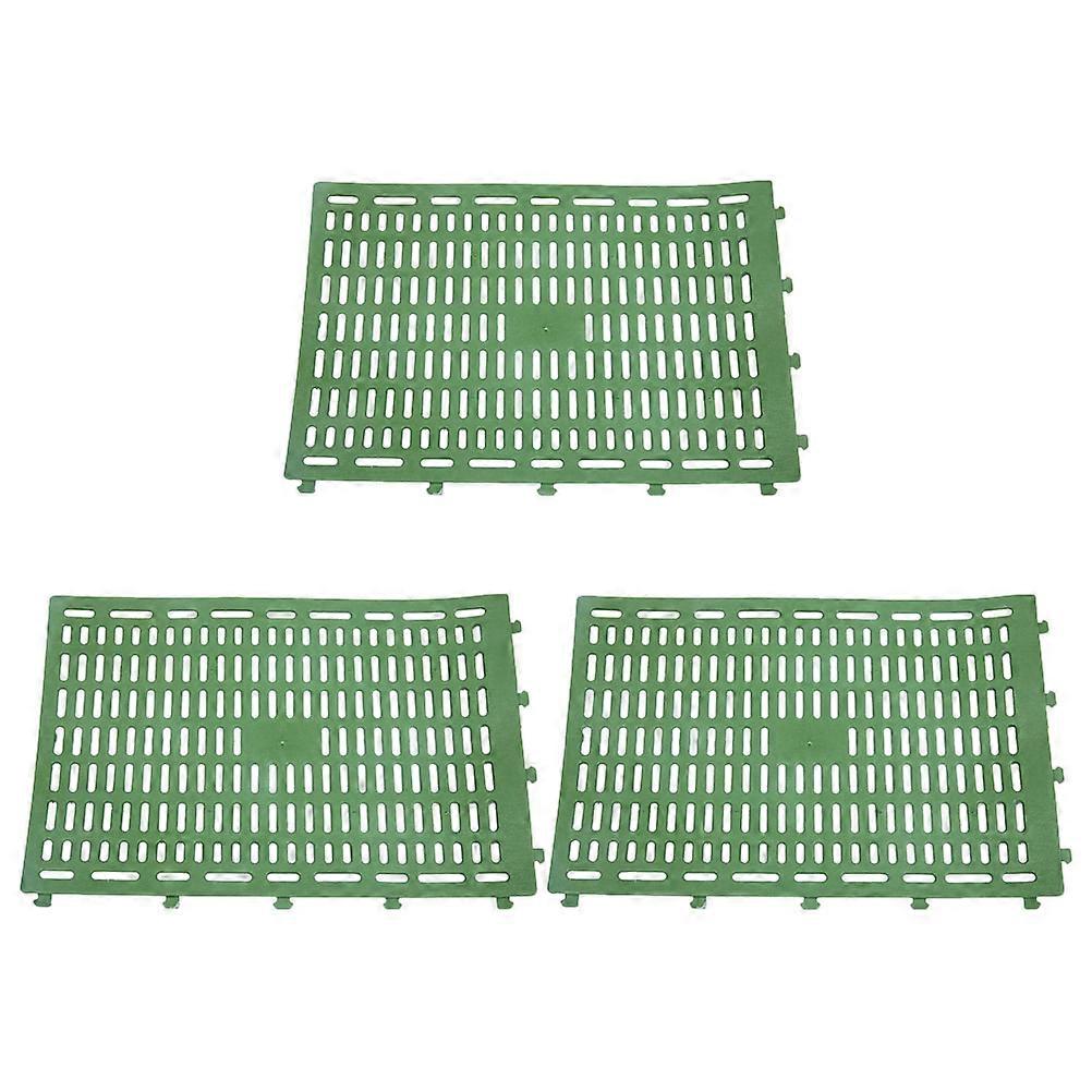 Tree Trunk Protector Green Plastic for 3Pcs Included