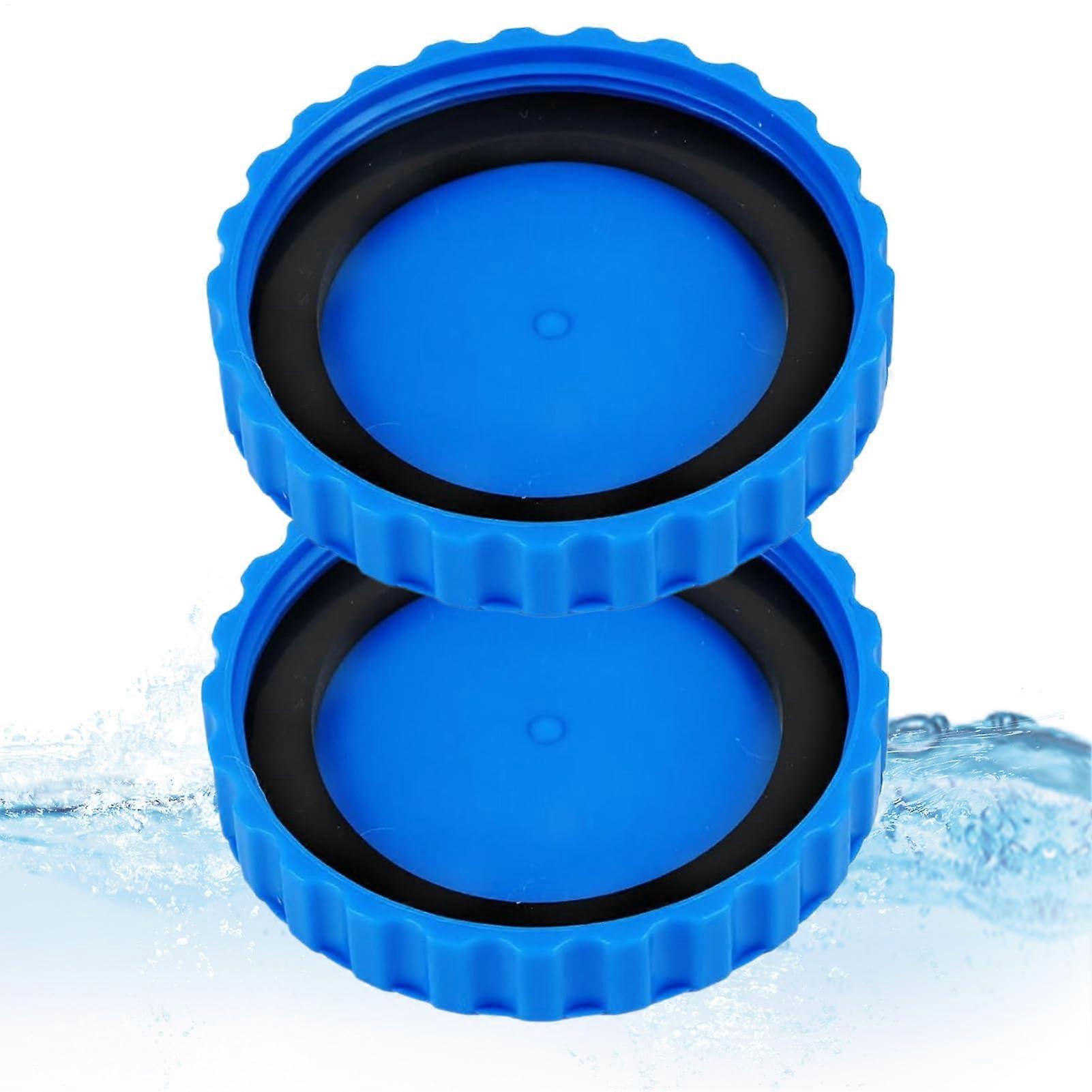 Pool Winter Plug 2Pack with Leakproof Rubber ORing Seal for Skimmer Stopper and Winterizing Pools