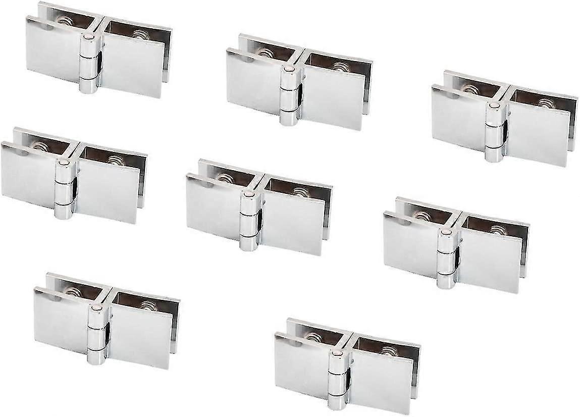 8 Pack Glass Door Adjustable Single Clamp