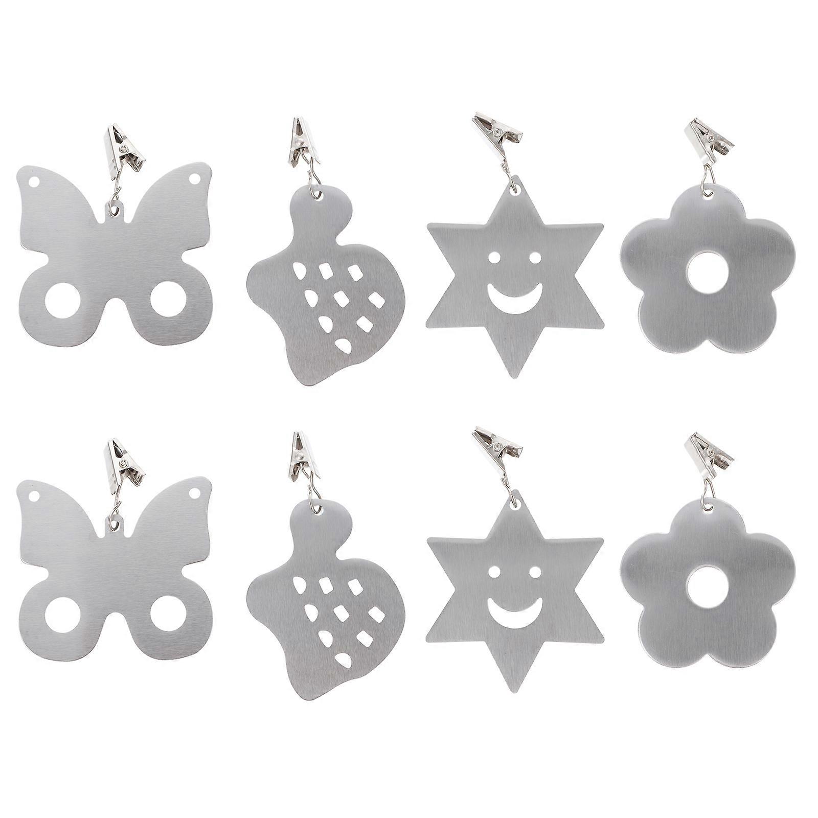 Tablecloth Fixing Clip Creative Design Function 8Pcs for Outdoor Use