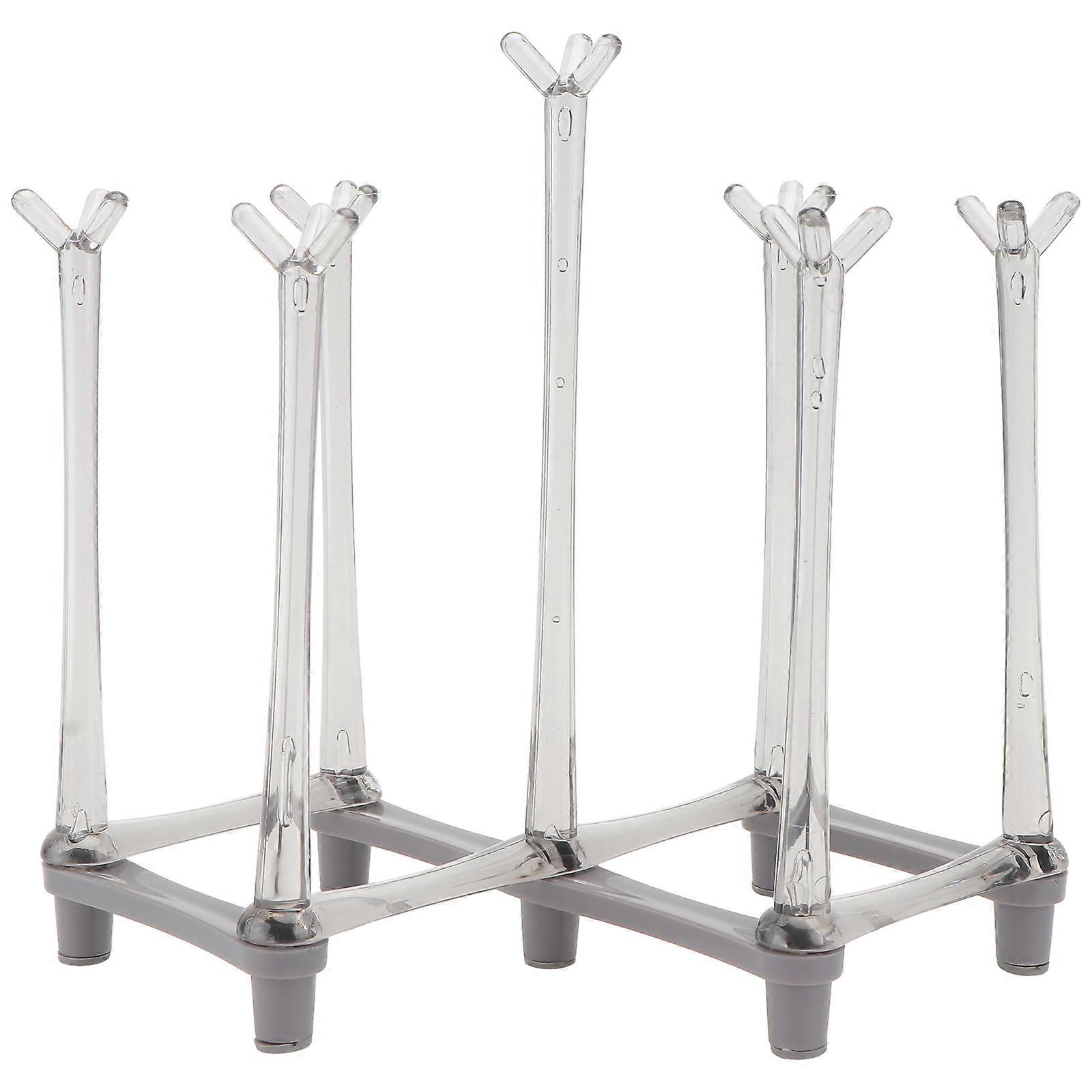 Creative Wine Glass Holder and Upside-Down Goblet Storage 2Pcs