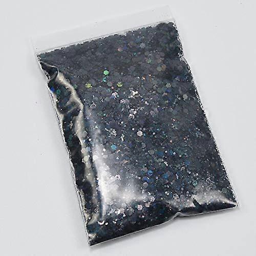 50g Nail Glitter Powder Mixed Hexagon and Round Iridescent Flakes for Gel and Acrylic Nails