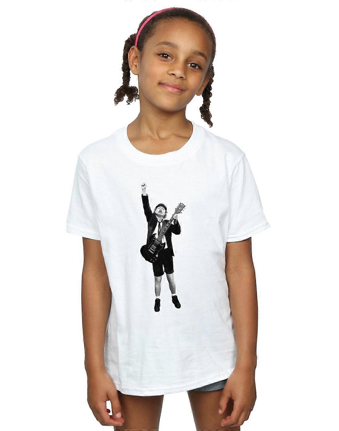 Angus Young de AC/DC chicas corte camiseta