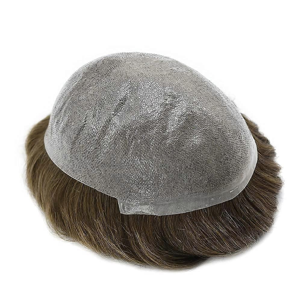 Mens Toupee 0.06mm Super Thin Skin VLooped