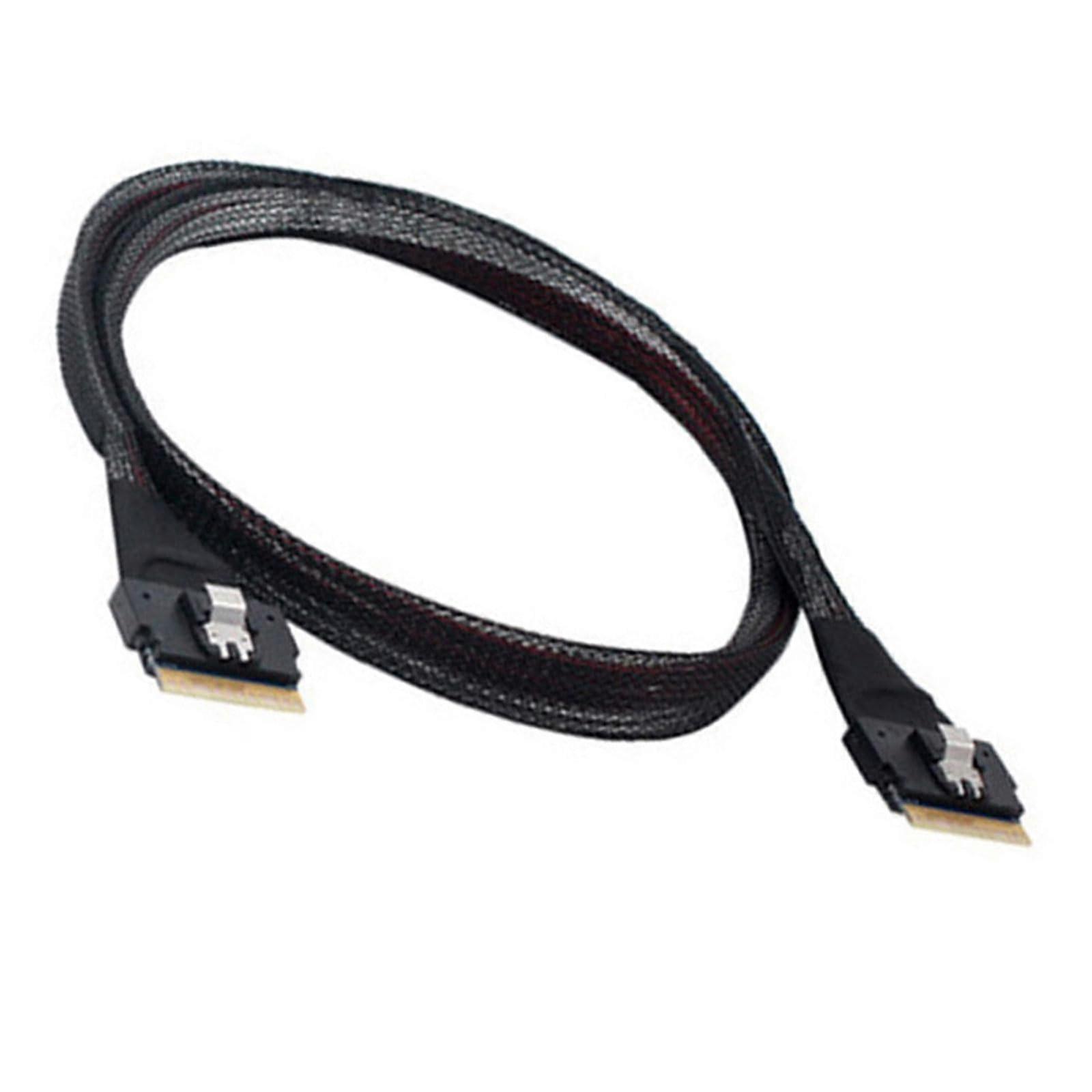 SAS 4.0 SFF8654 8i 74Pin Server Cable 0.5m 80cm Speed Internal Extension Connector