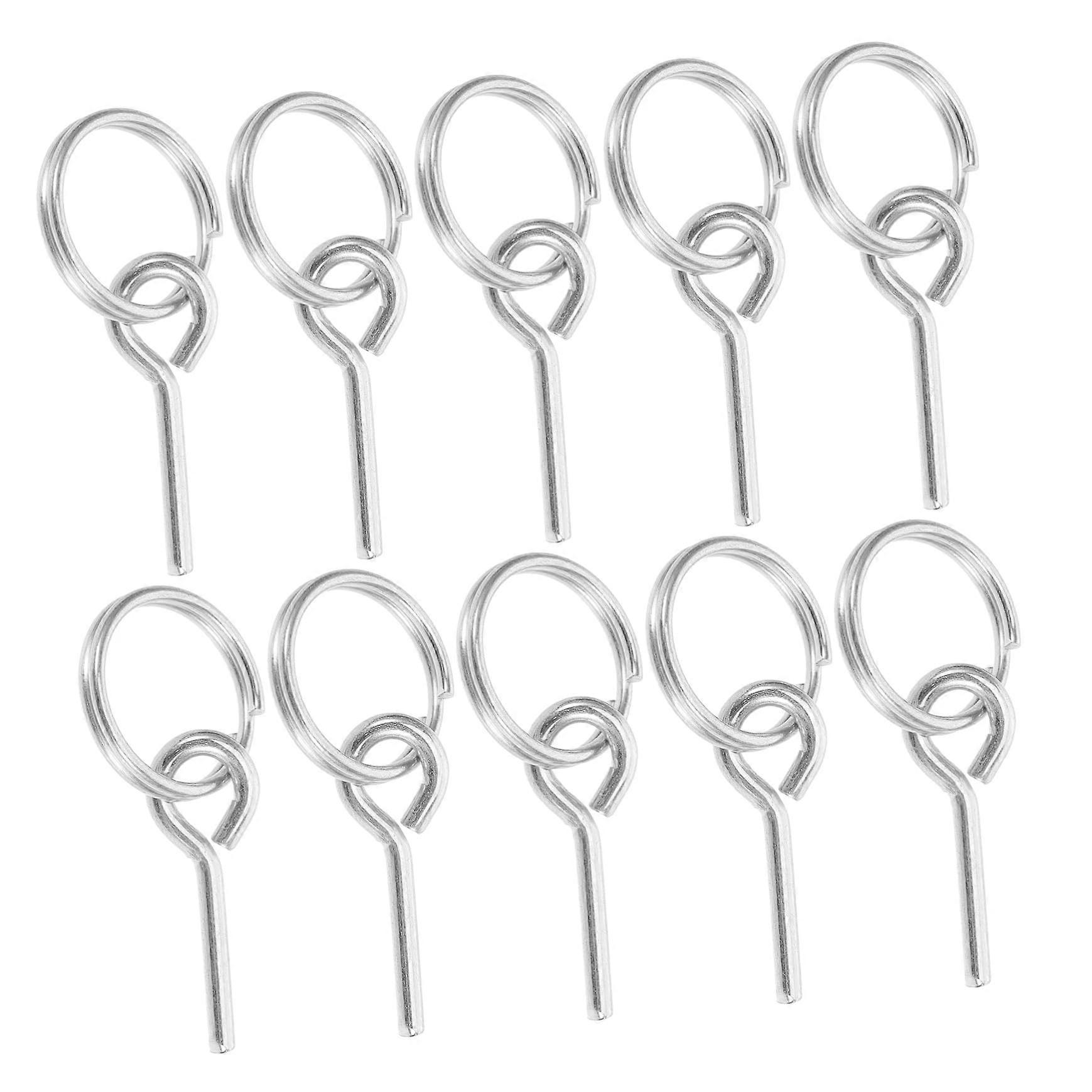 12pcs Galvanized Metal Tent Pole  Kit with WindResistant Connectors for Outdoor Camping