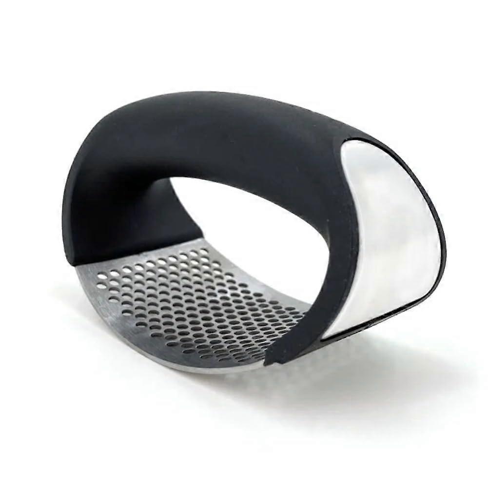 Garlic Press and Manual Vegetable Chopper with Ergonomic NonSlip Handle for MultiPurpose Use