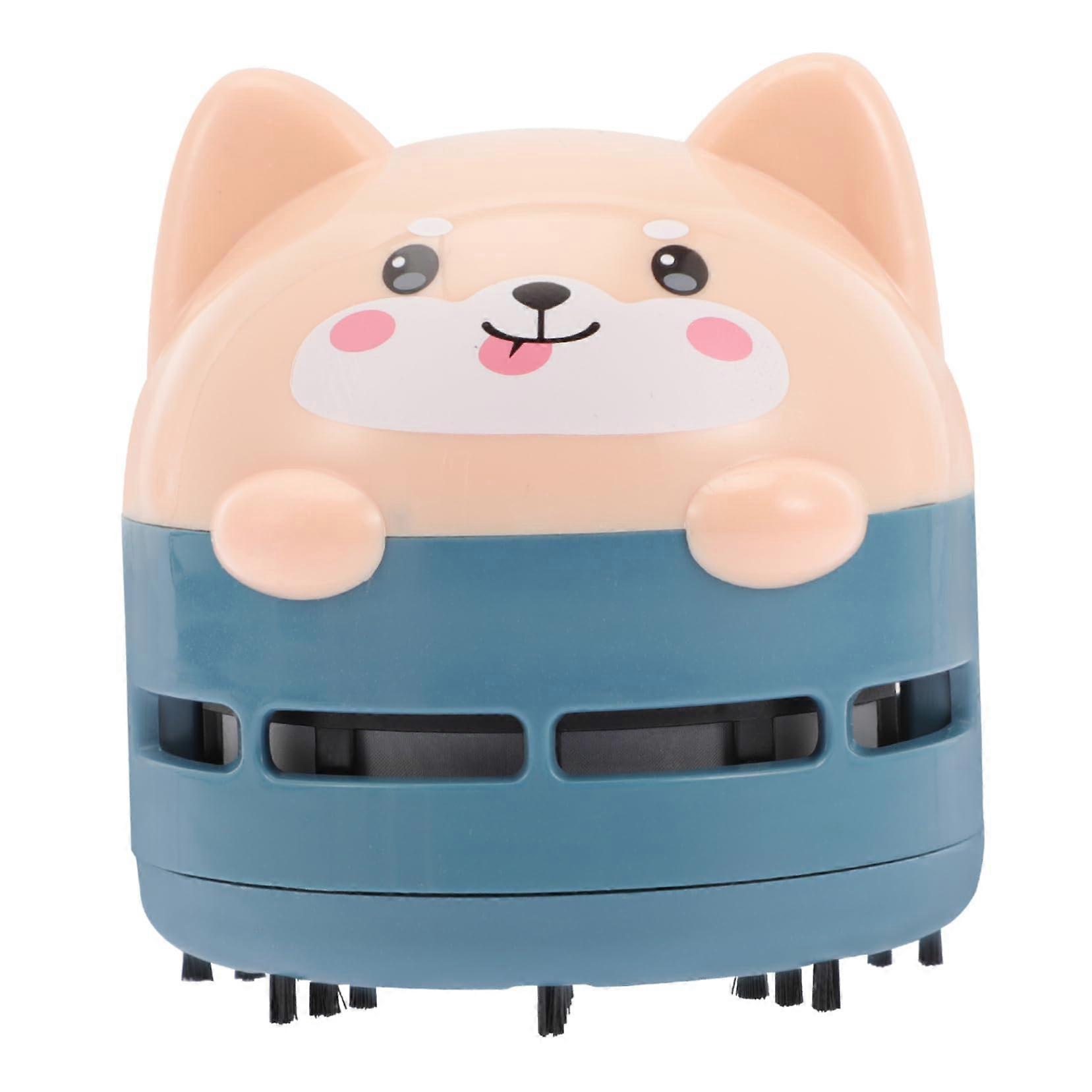 Mini Desktop Vacuum Cleaner Cat Shape USB Rechargeable Handheld Table Dust Sweeper for Home Office