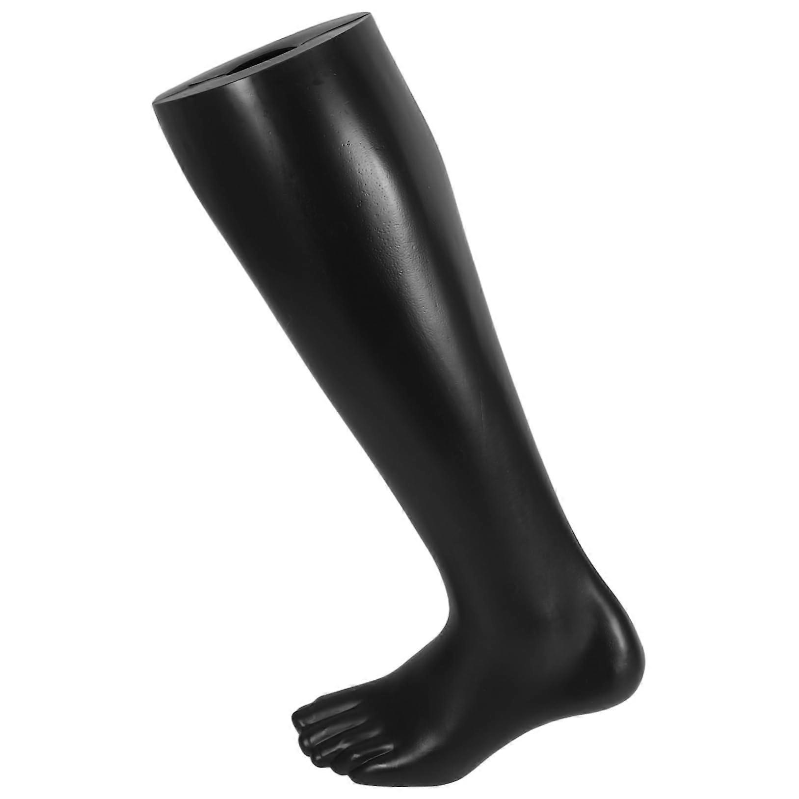 Sock Display Stand Plastic Mannequin Foot Model for Retail Universal Long Sock Presentation