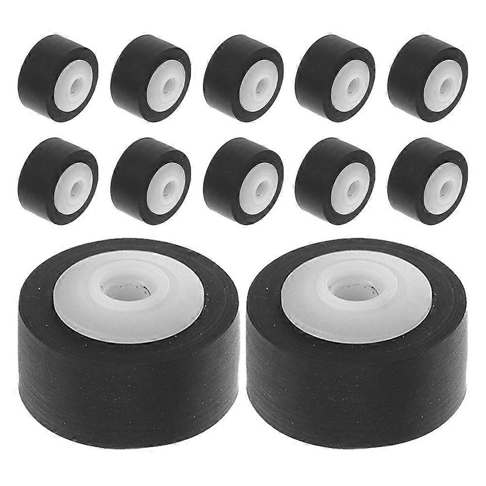 12pcs Replacement Cassette Tape Pinch Rollers Audio Pinch Rollers Radio Pinch Rollers