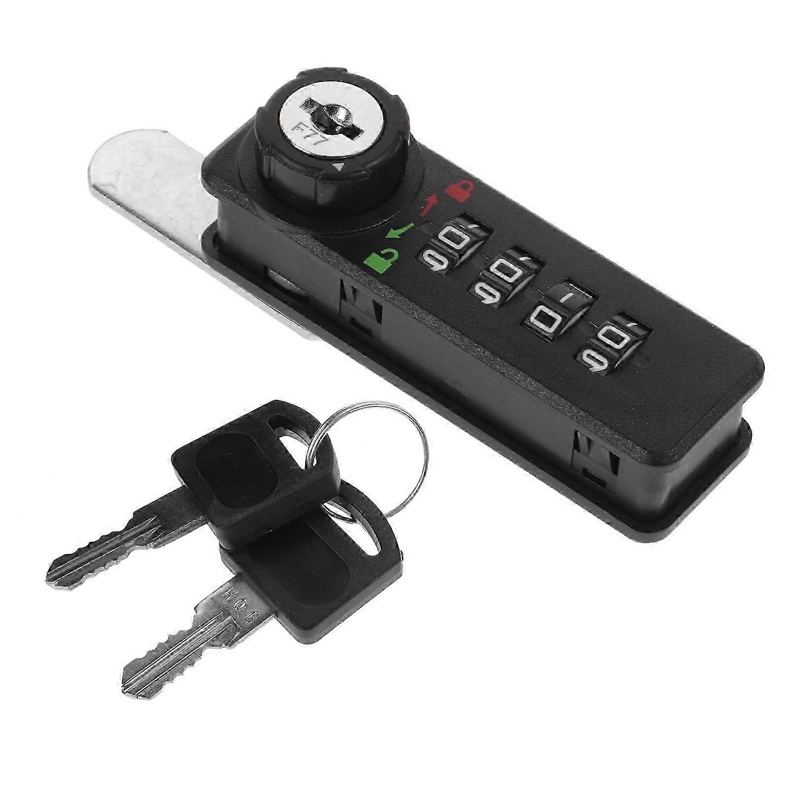 Coded Cabinet Lock Password Lock for Cabinet 1Set Nylon Zinc Alloy