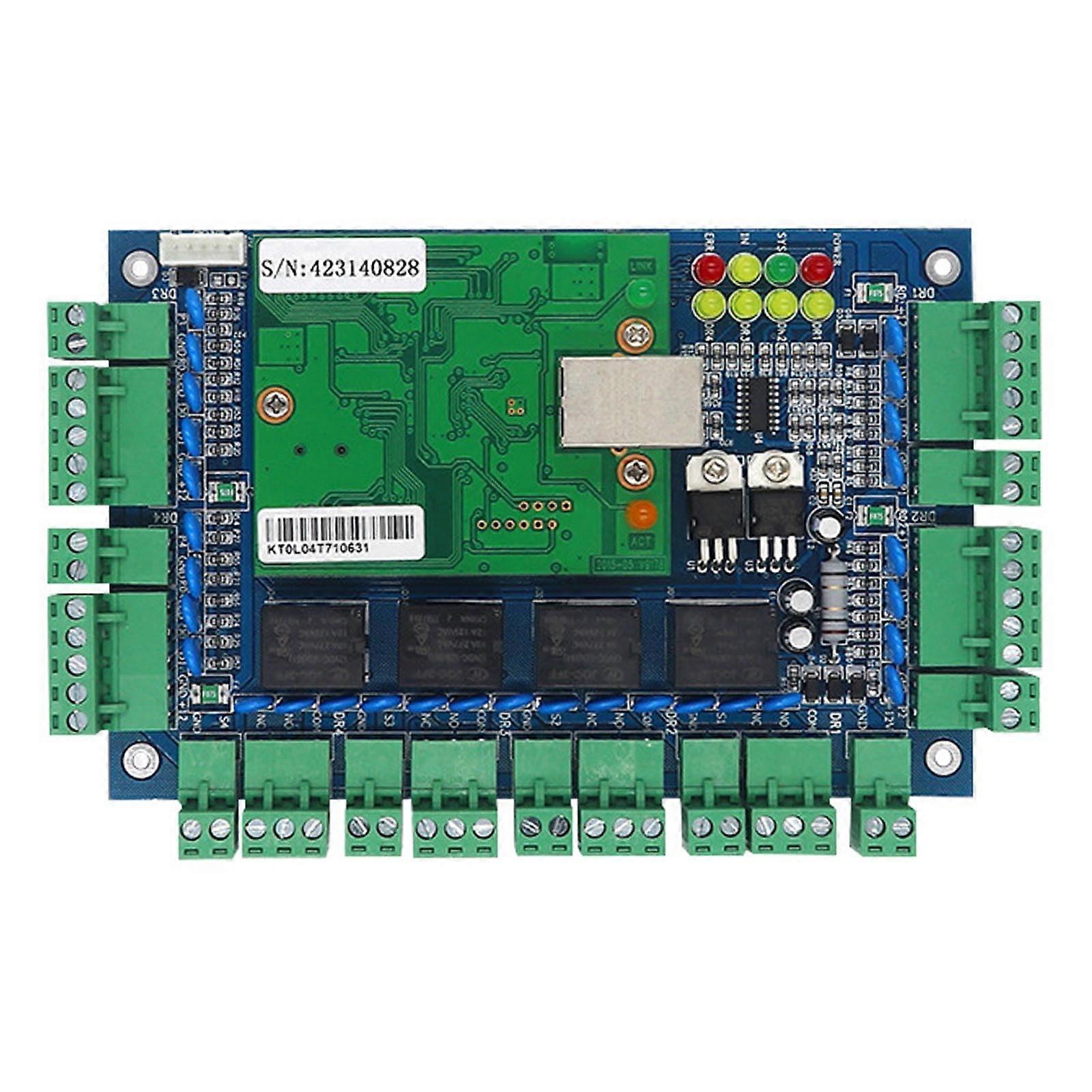 Access Control Board 4 Door TCP/IP System with Software, Wiegand Compatible Key Card Entry