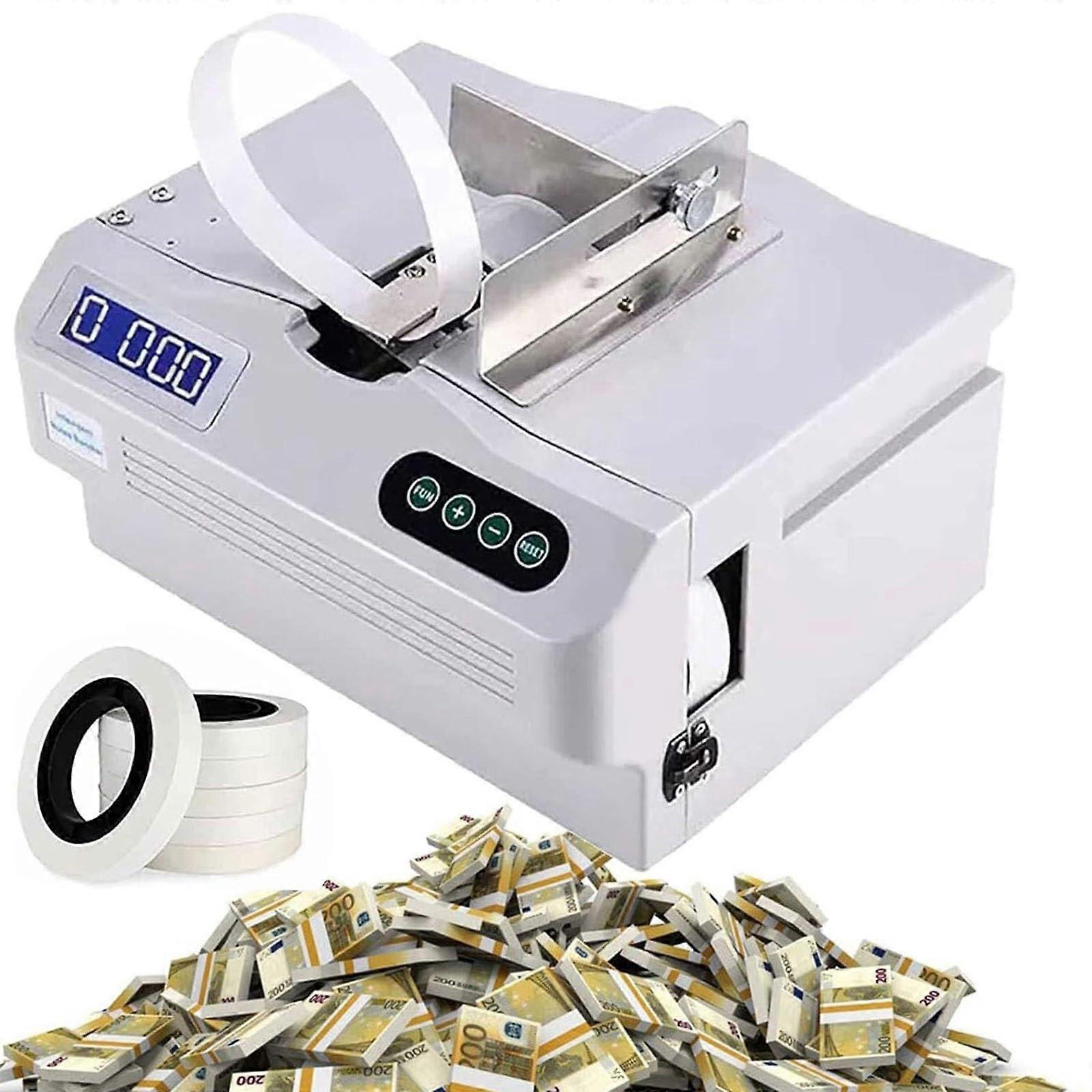 Cash Bundling Machine with Speed Bundling and Smart LCD Control for Banknotes