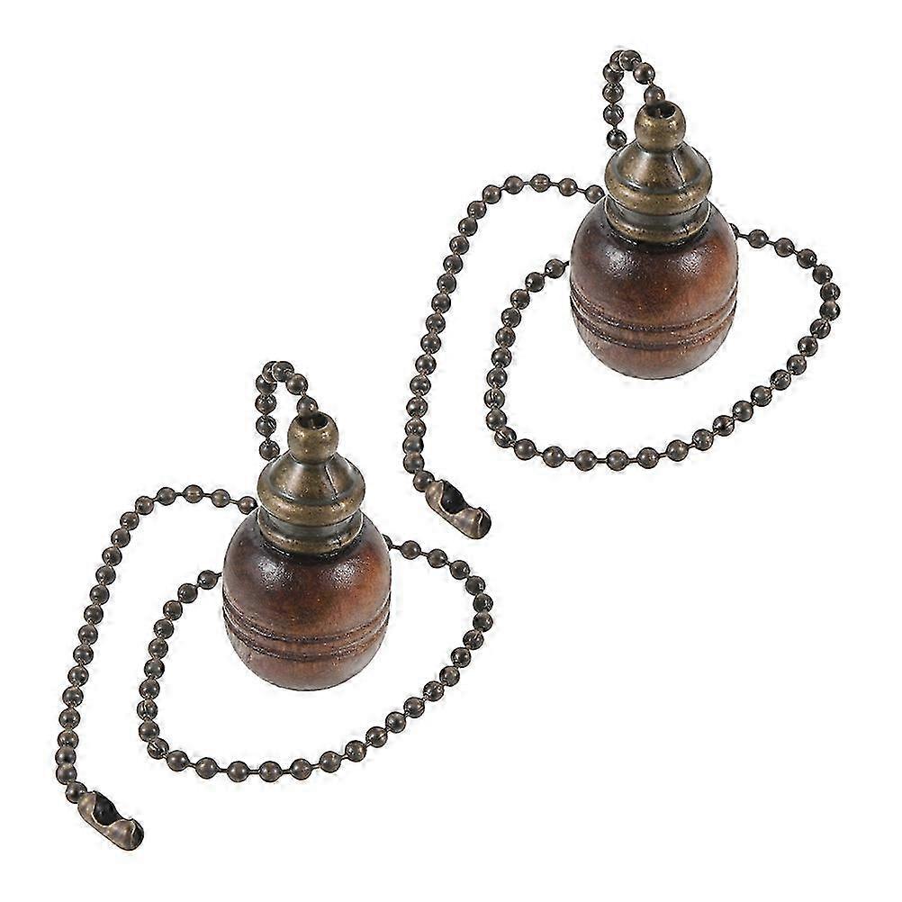 2pcs Ceiling Fan Pull Chain Replacement Extension Decorative Supply