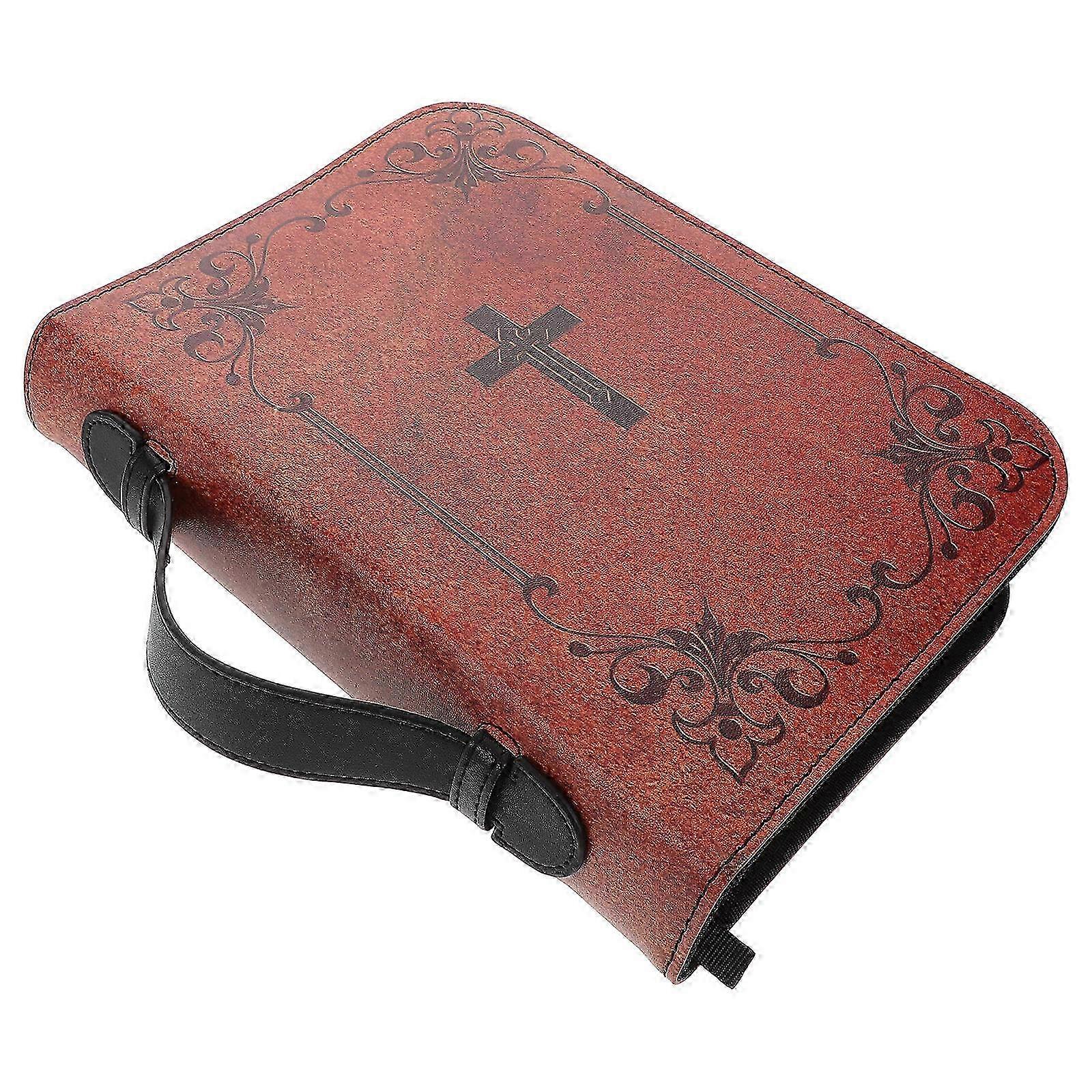 Bible Study Essentials Vintage Carry Case with Zipper Protective Cover