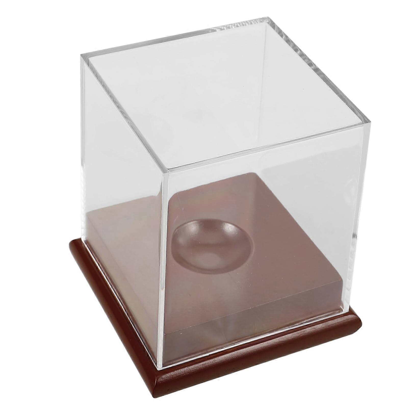 Acrylic Baseball Display Case with Clear 360° Visibility DustProof ScratchResistant Cube for Softball